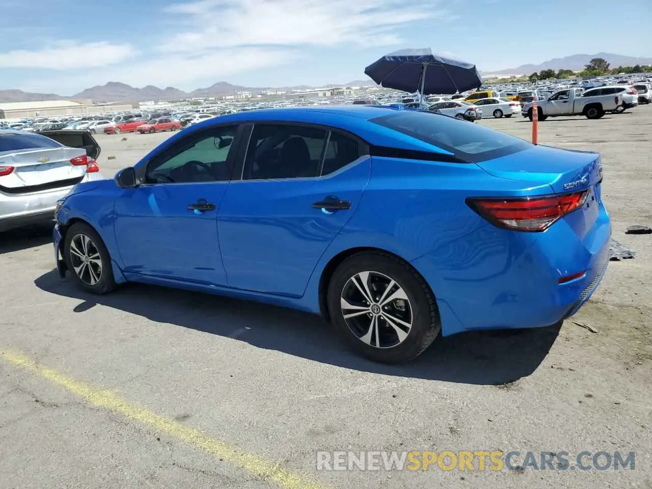 2 Photograph of a damaged car 3N1AB8CV2NY271050 NISSAN SENTRA 2022