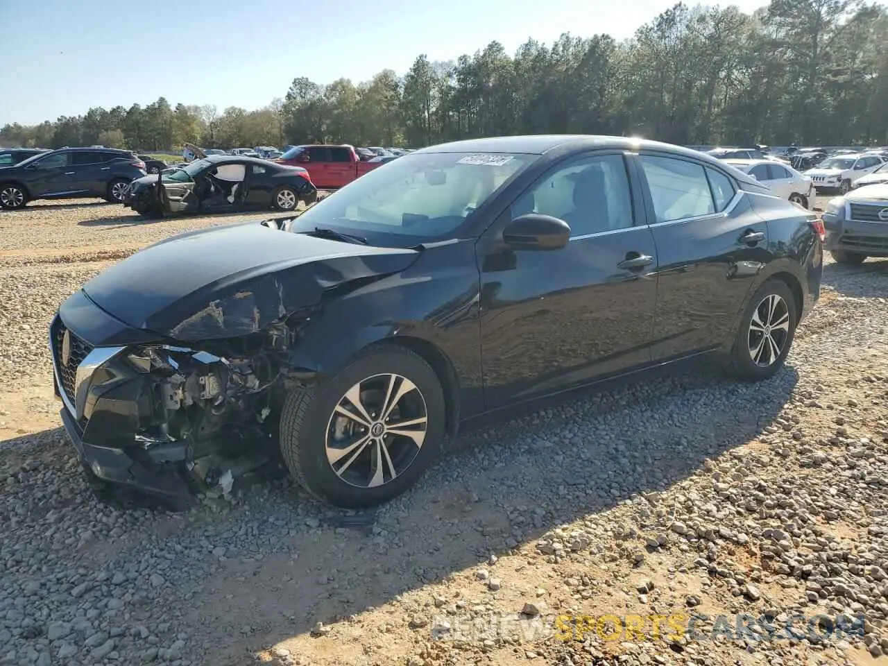 1 Photograph of a damaged car 3N1AB8CV2NY273722 NISSAN SENTRA 2022