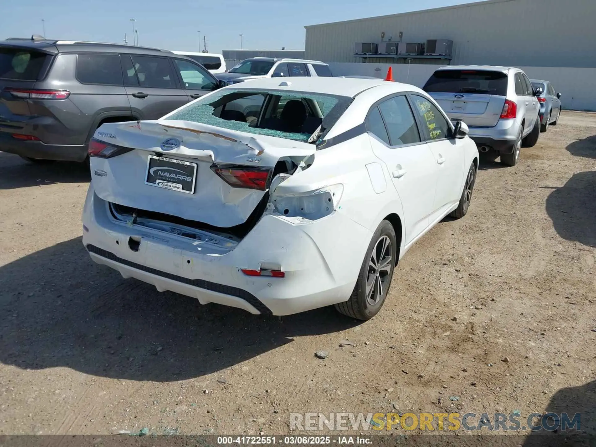 4 Photograph of a damaged car 3N1AB8CV2NY318741 NISSAN SENTRA 2022