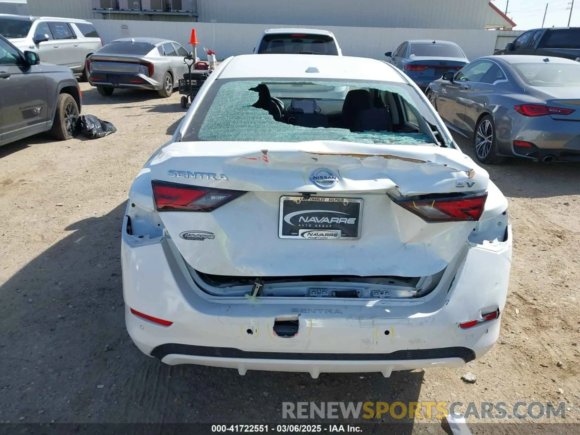 6 Photograph of a damaged car 3N1AB8CV2NY318741 NISSAN SENTRA 2022