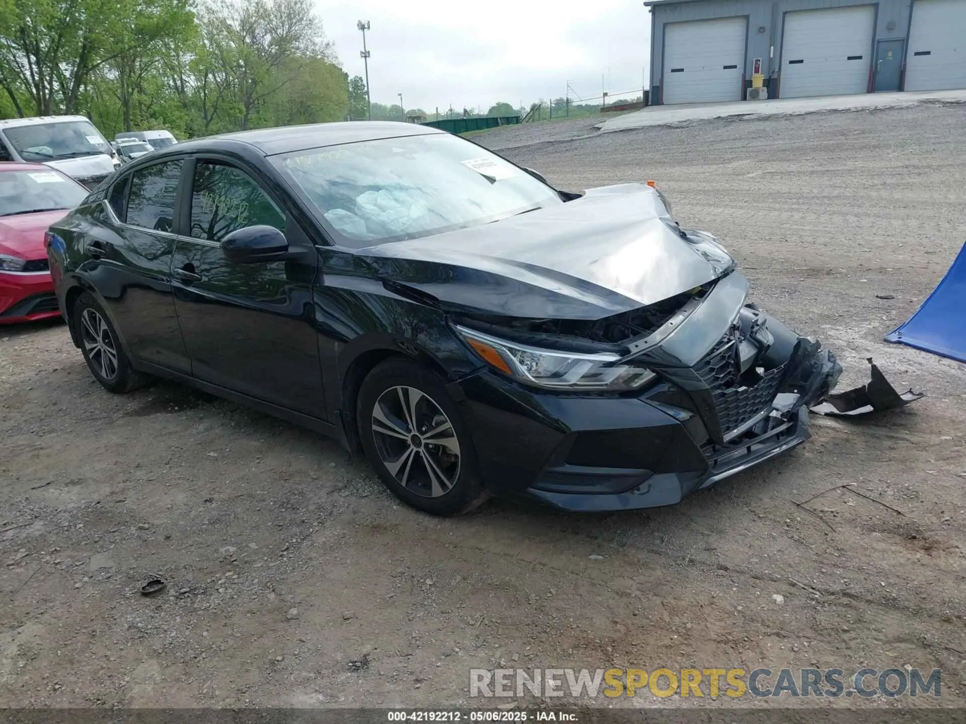 1 Photograph of a damaged car 3N1AB8CV3NY208166 NISSAN SENTRA 2022
