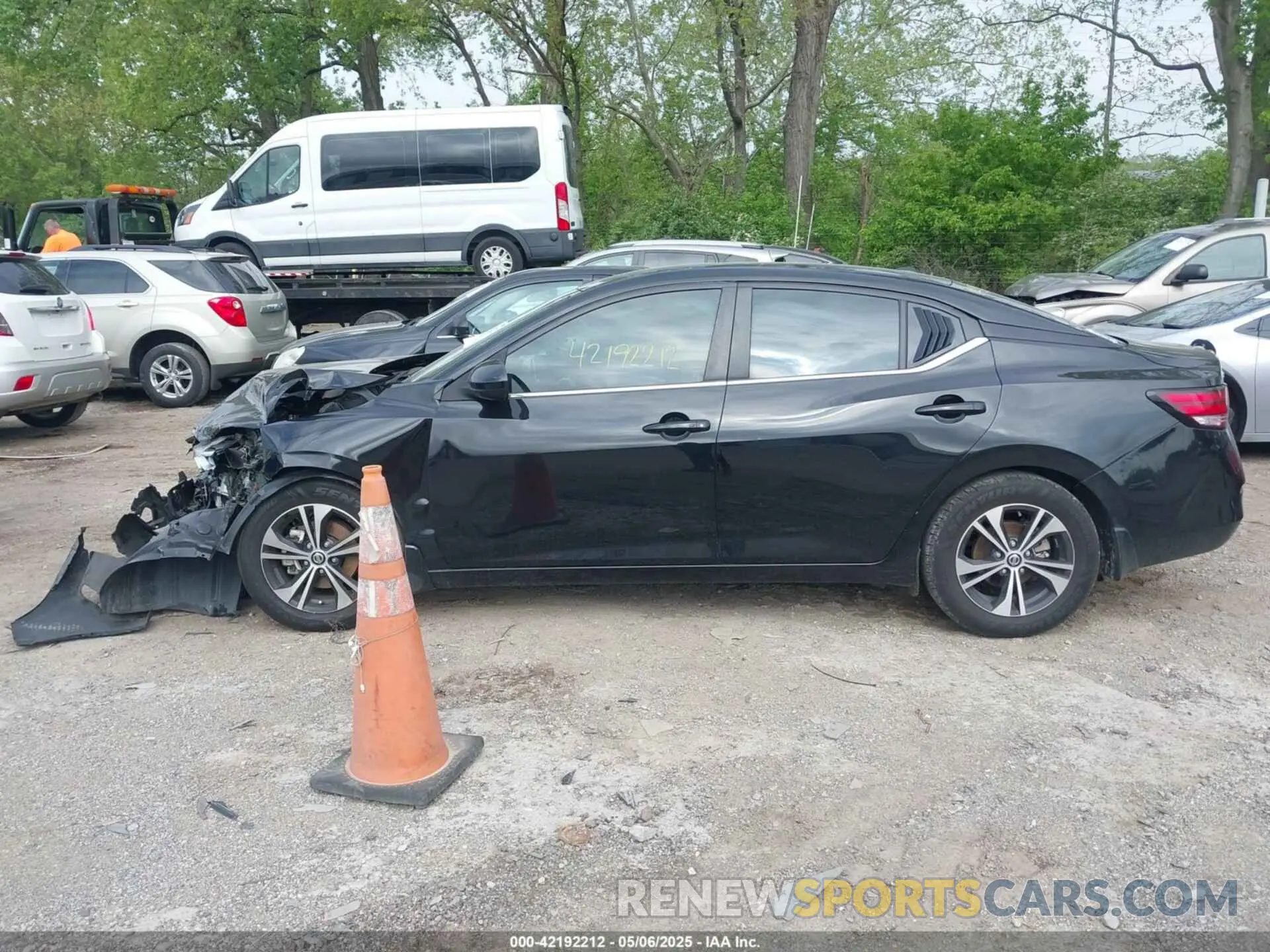13 Photograph of a damaged car 3N1AB8CV3NY208166 NISSAN SENTRA 2022
