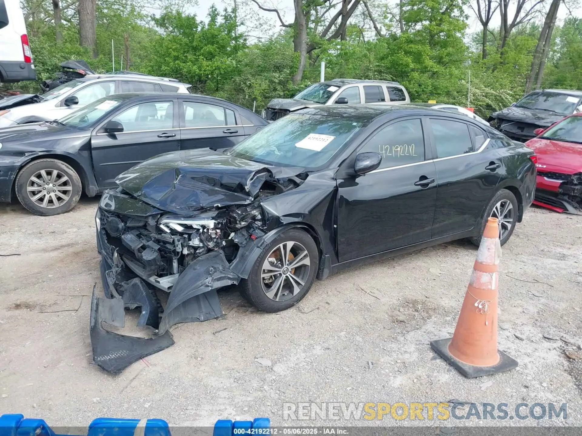 2 Photograph of a damaged car 3N1AB8CV3NY208166 NISSAN SENTRA 2022
