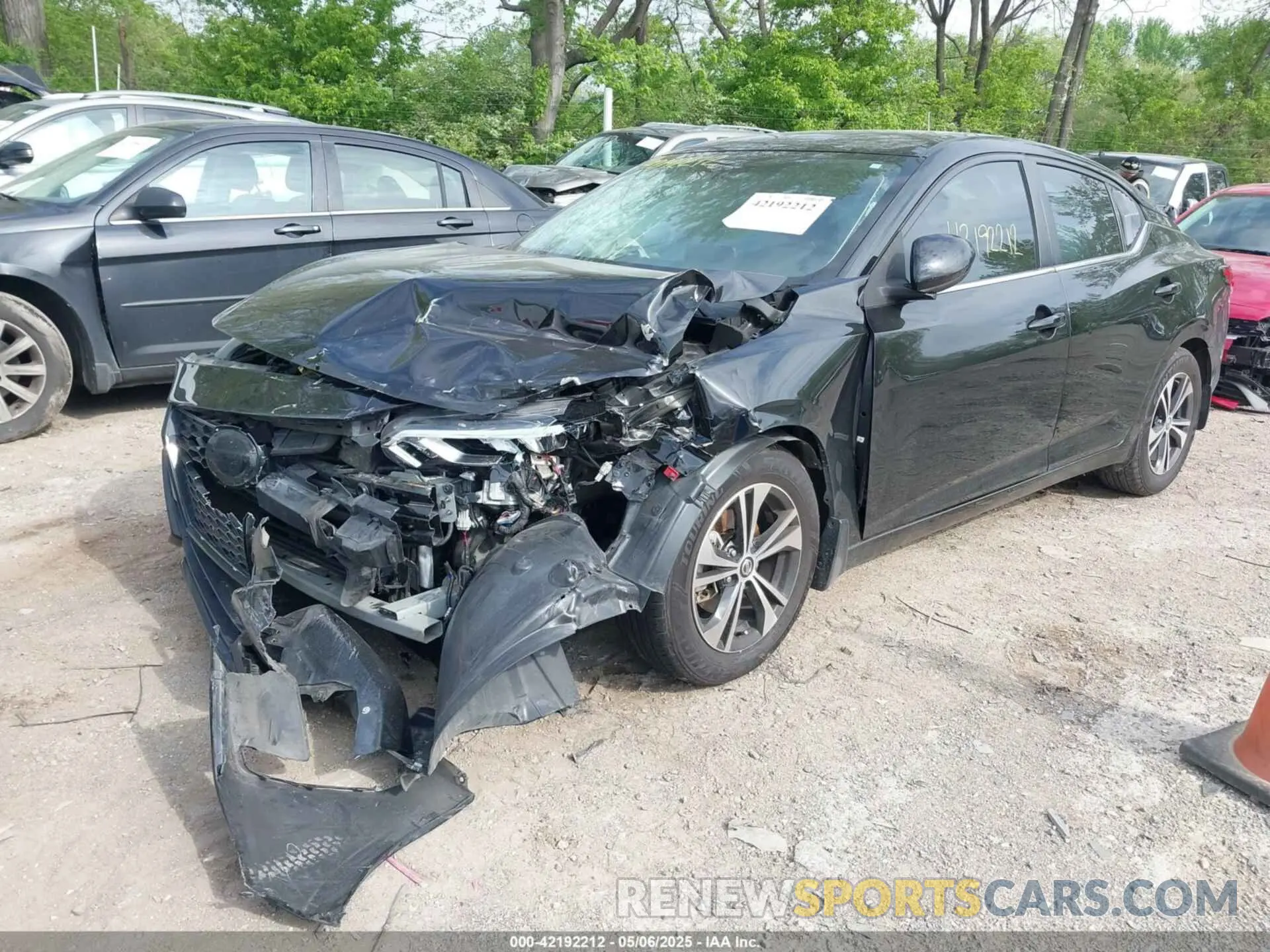 6 Photograph of a damaged car 3N1AB8CV3NY208166 NISSAN SENTRA 2022