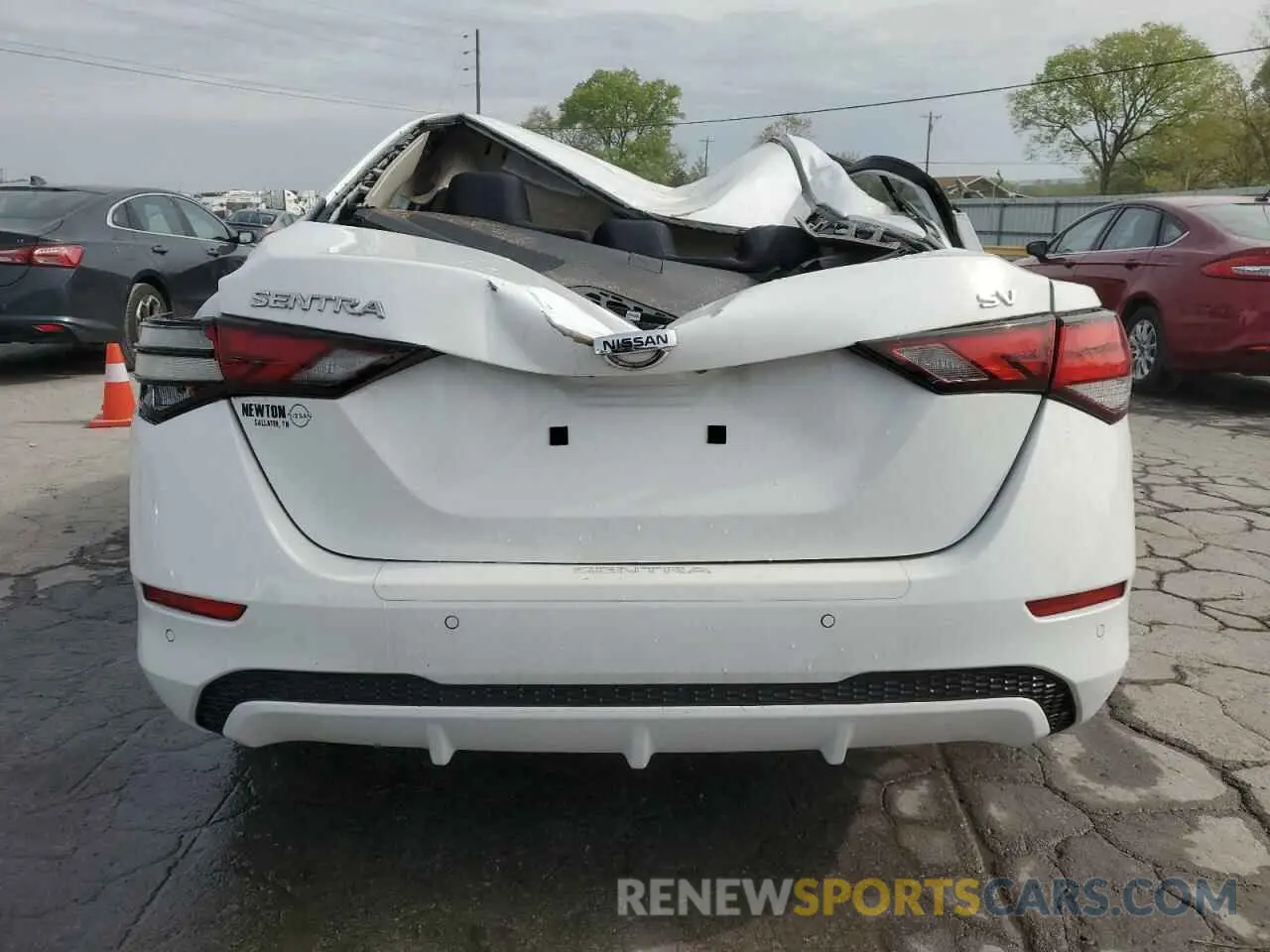 6 Photograph of a damaged car 3N1AB8CV3NY227655 NISSAN SENTRA 2022