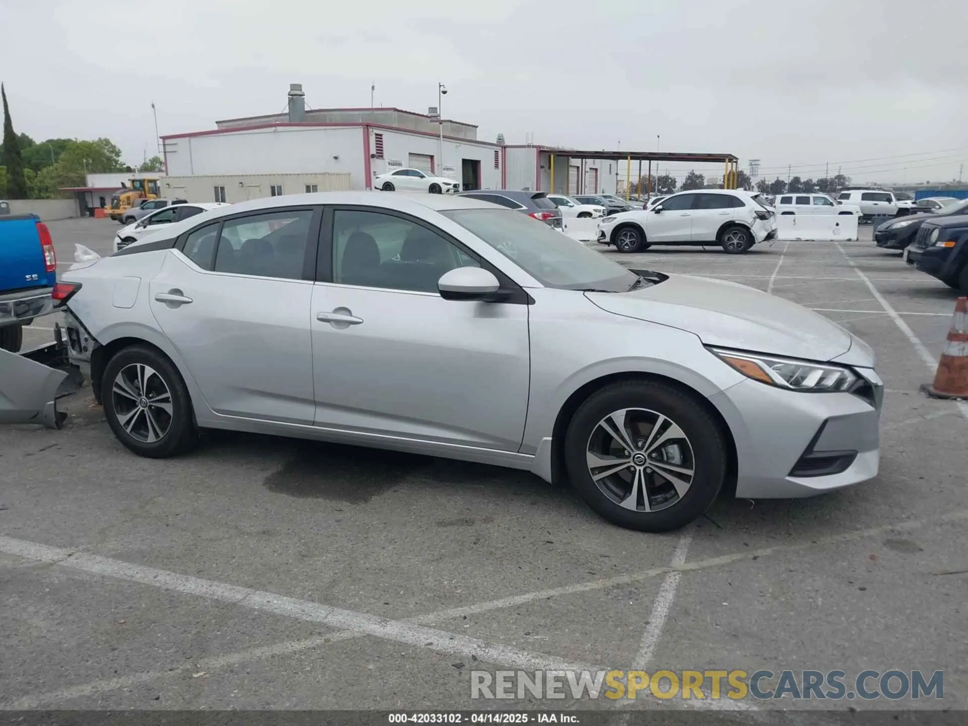 14 Photograph of a damaged car 3N1AB8CV3NY238896 NISSAN SENTRA 2022
