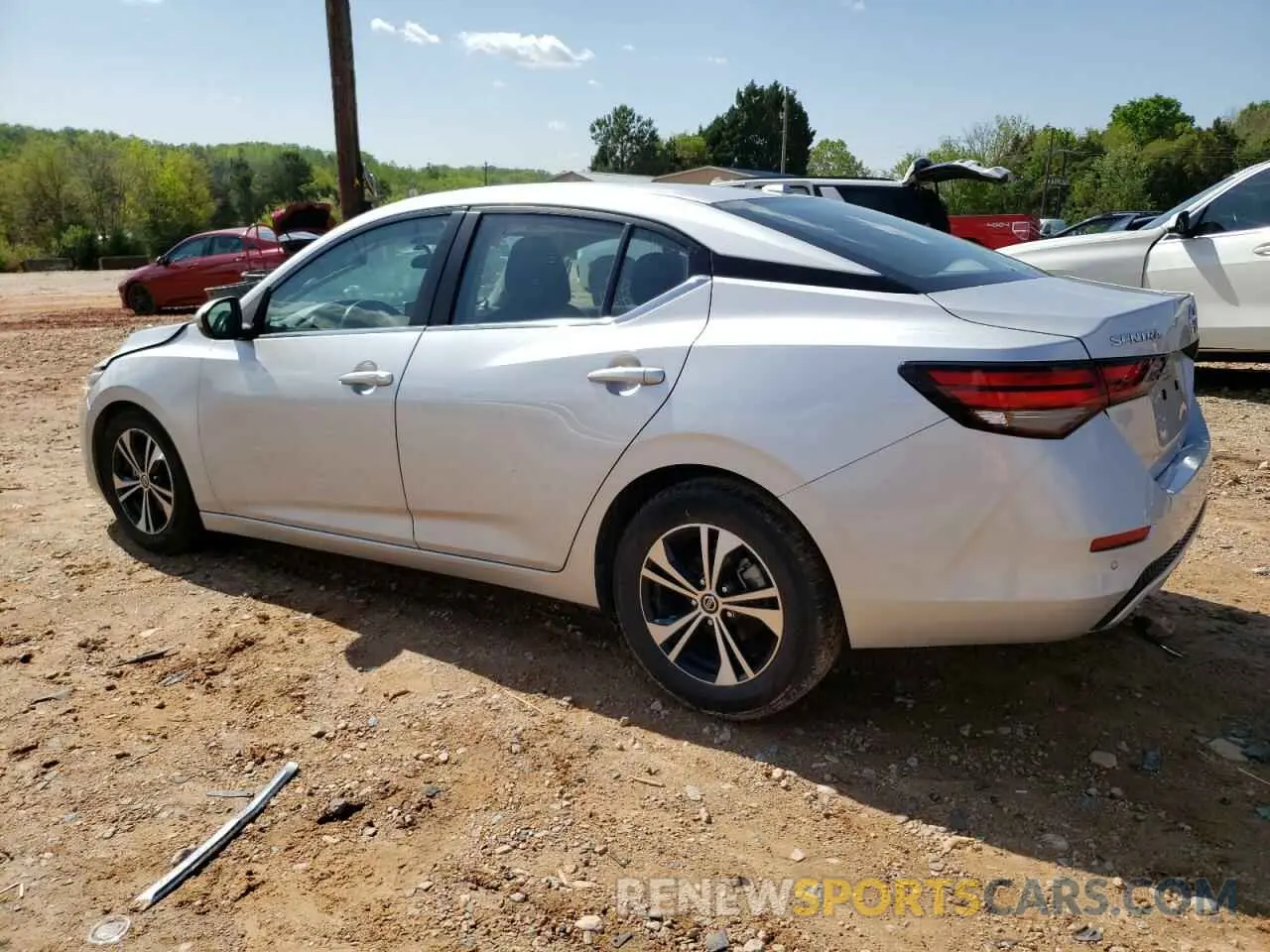 2 Photograph of a damaged car 3N1AB8CV3NY242074 NISSAN SENTRA 2022