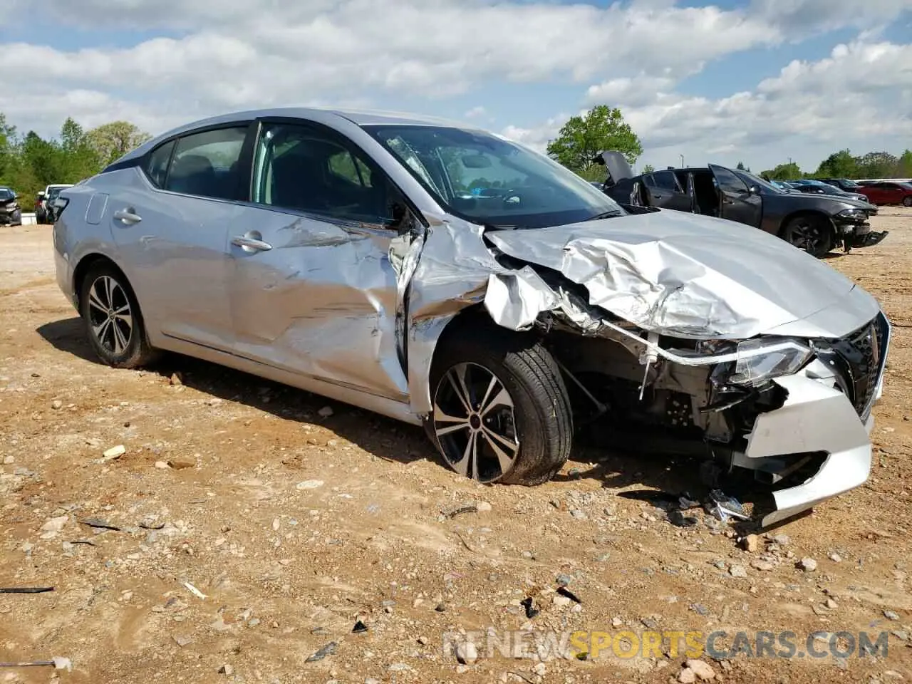4 Photograph of a damaged car 3N1AB8CV3NY242074 NISSAN SENTRA 2022