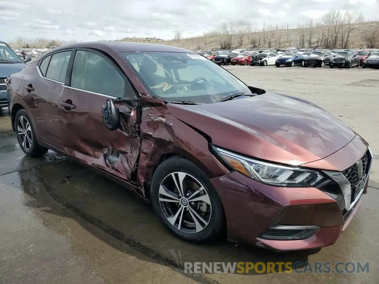 4 Photograph of a damaged car 3N1AB8CV3NY263393 NISSAN SENTRA 2022