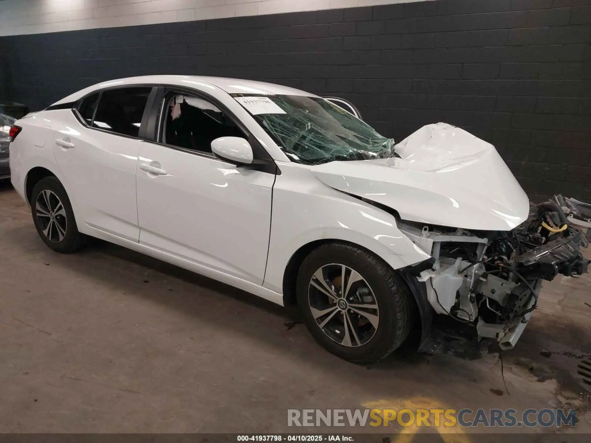 1 Photograph of a damaged car 3N1AB8CV3NY268481 NISSAN SENTRA 2022
