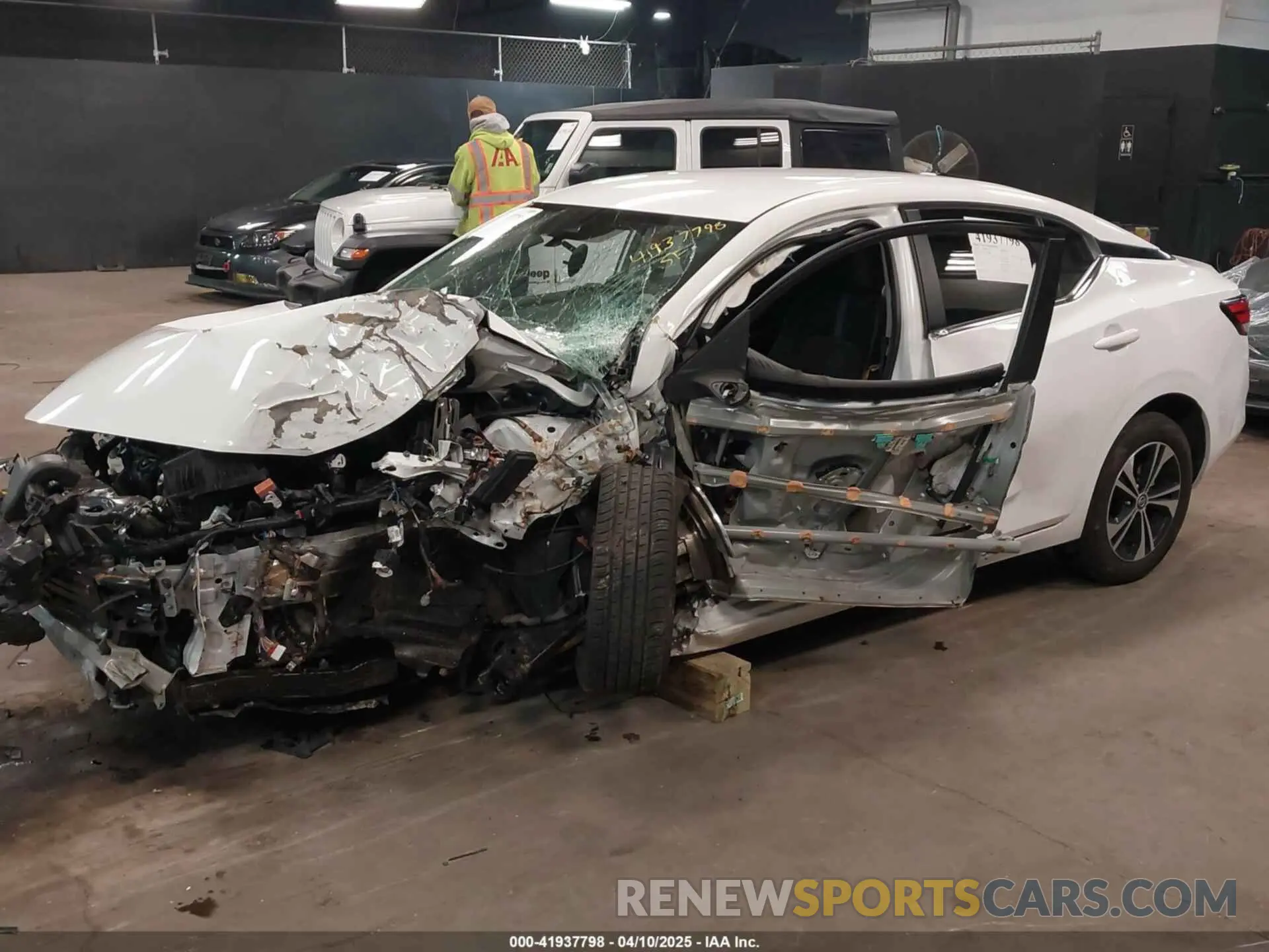 6 Photograph of a damaged car 3N1AB8CV3NY268481 NISSAN SENTRA 2022