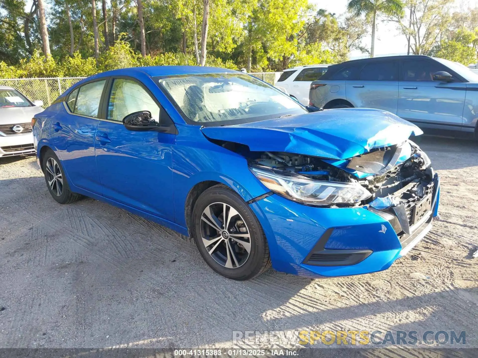 1 Photograph of a damaged car 3N1AB8CV3NY269582 NISSAN SENTRA 2022