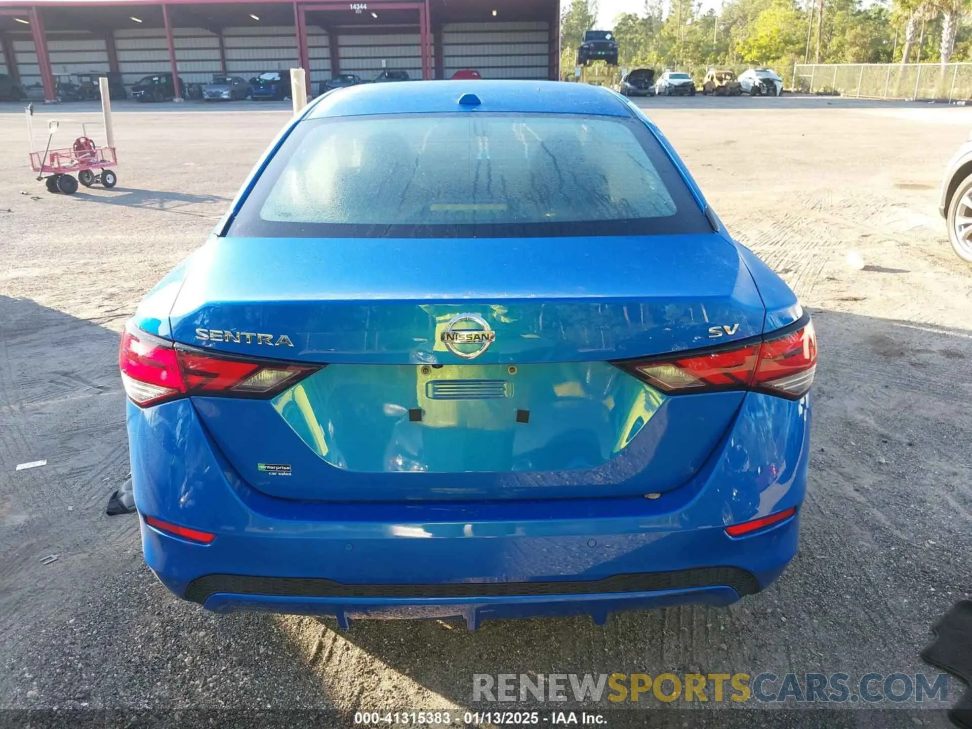 16 Photograph of a damaged car 3N1AB8CV3NY269582 NISSAN SENTRA 2022
