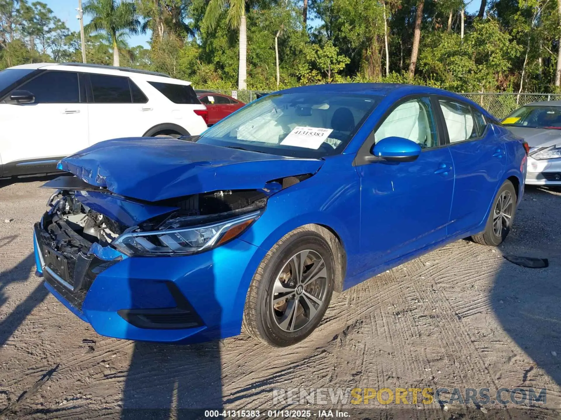 2 Photograph of a damaged car 3N1AB8CV3NY269582 NISSAN SENTRA 2022