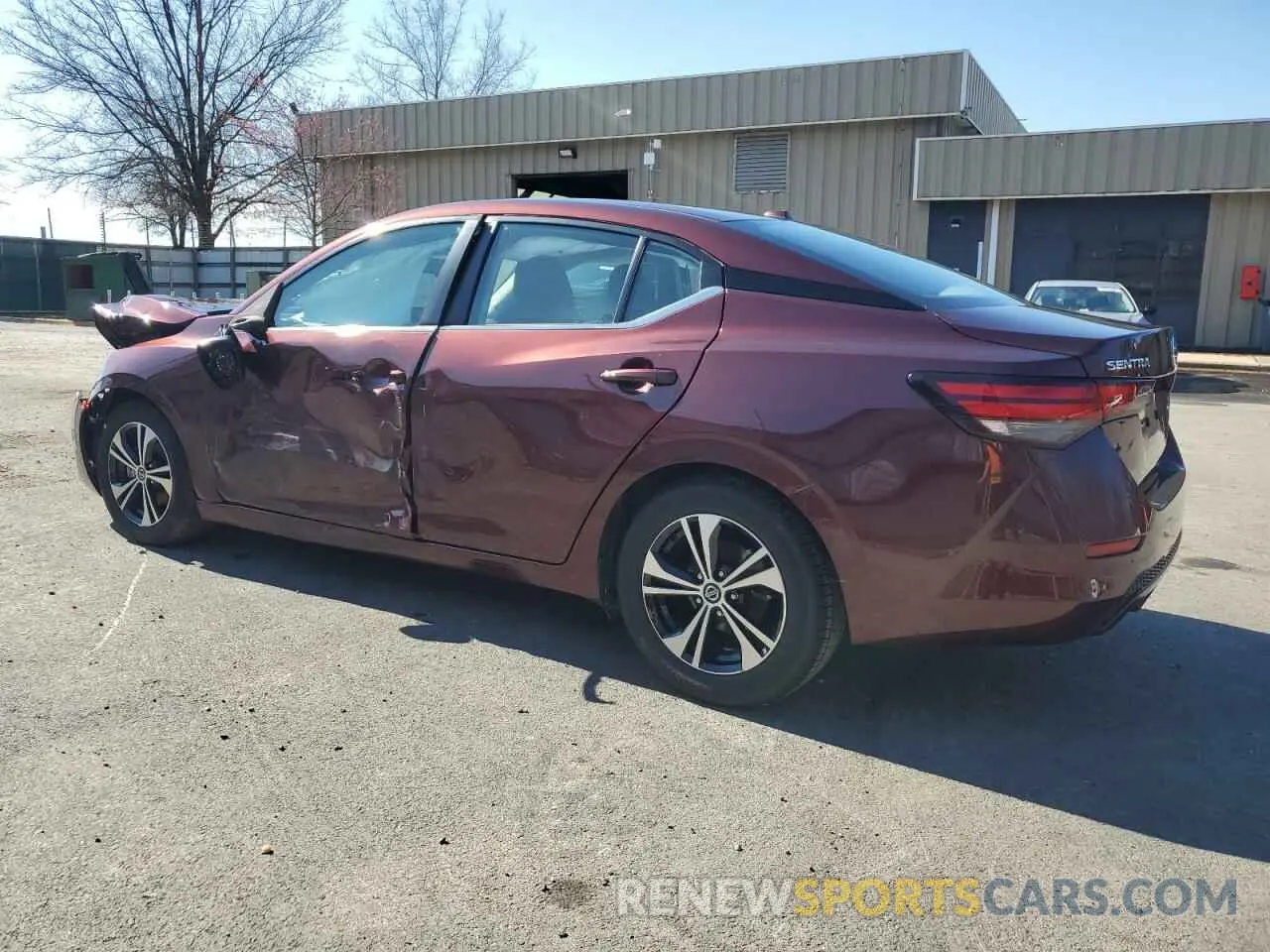 2 Photograph of a damaged car 3N1AB8CV4NY218429 NISSAN SENTRA 2022