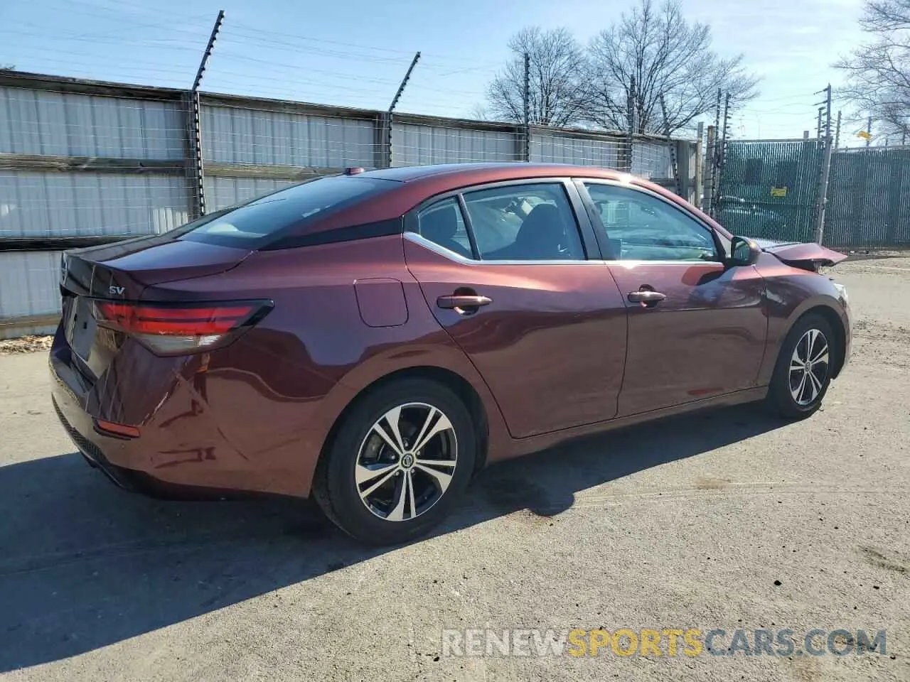 3 Photograph of a damaged car 3N1AB8CV4NY218429 NISSAN SENTRA 2022