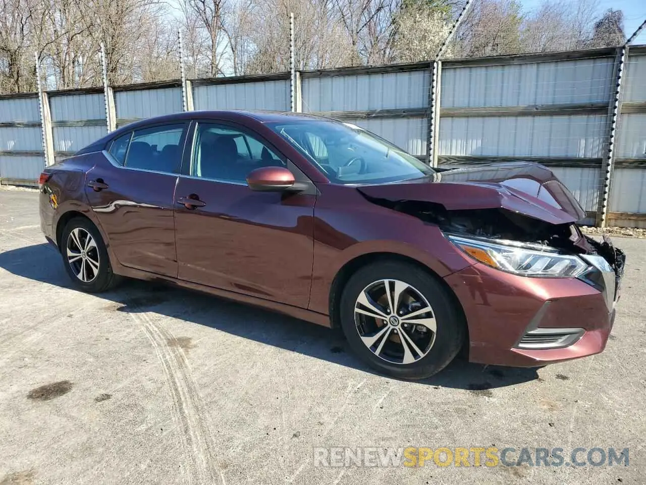 4 Photograph of a damaged car 3N1AB8CV4NY218429 NISSAN SENTRA 2022