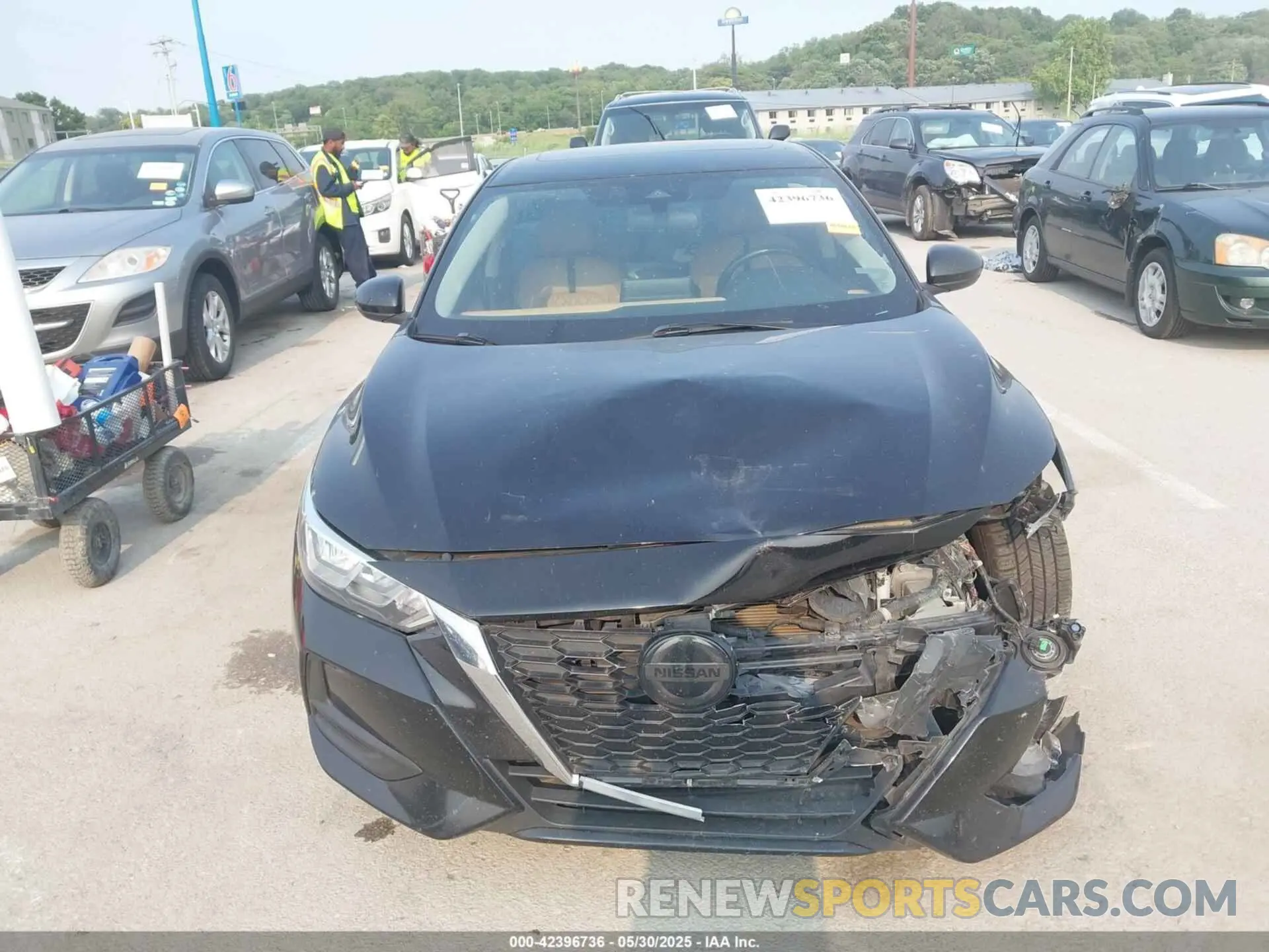 12 Photograph of a damaged car 3N1AB8CV4NY228166 NISSAN SENTRA 2022