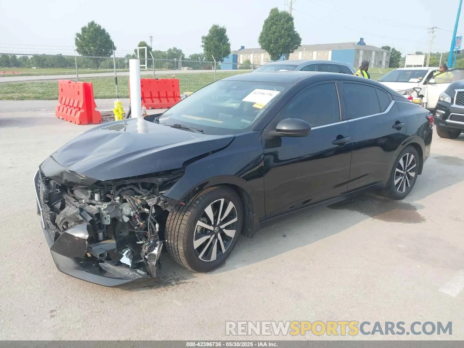 2 Photograph of a damaged car 3N1AB8CV4NY228166 NISSAN SENTRA 2022