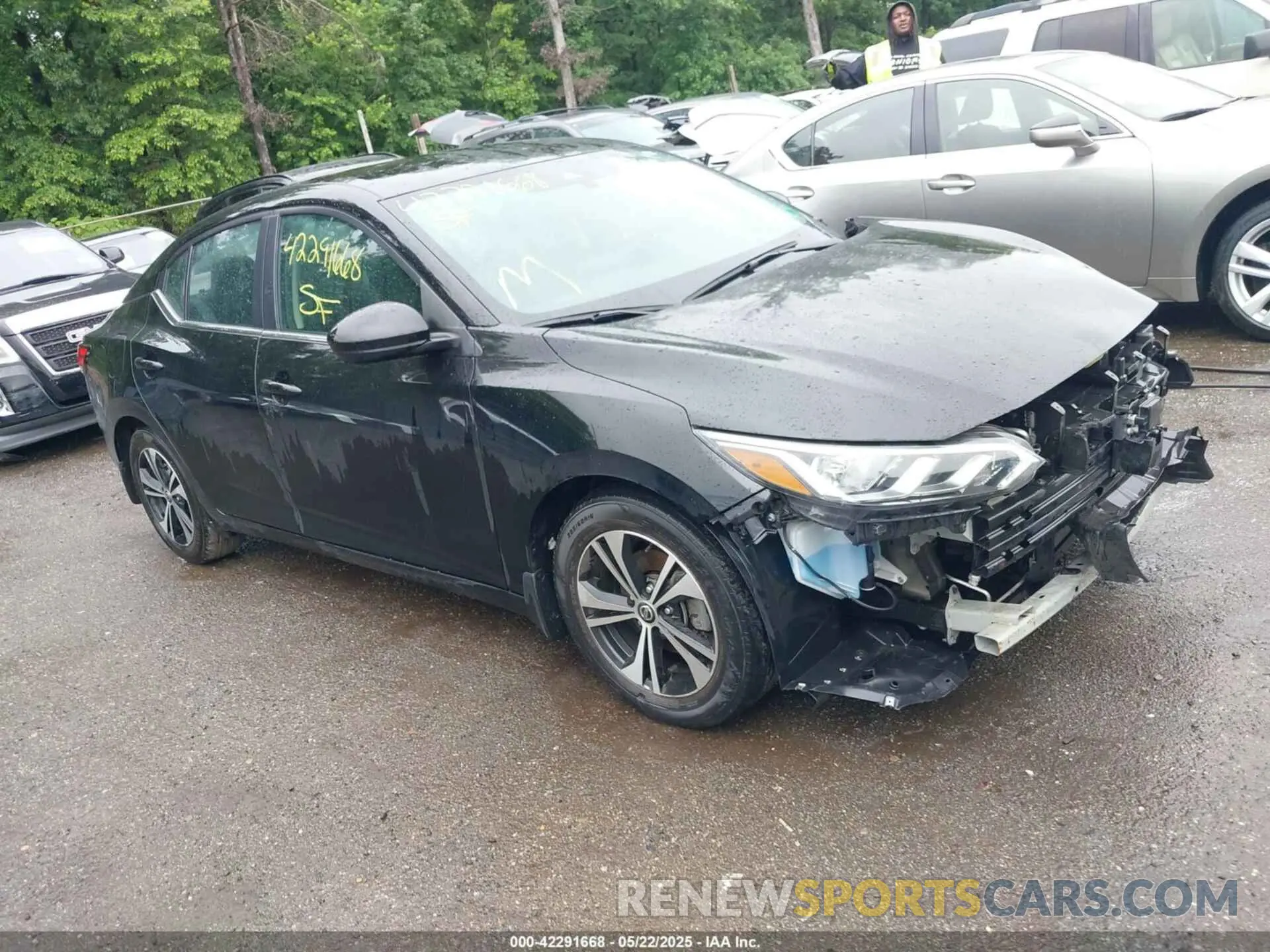 1 Photograph of a damaged car 3N1AB8CV4NY233481 NISSAN SENTRA 2022
