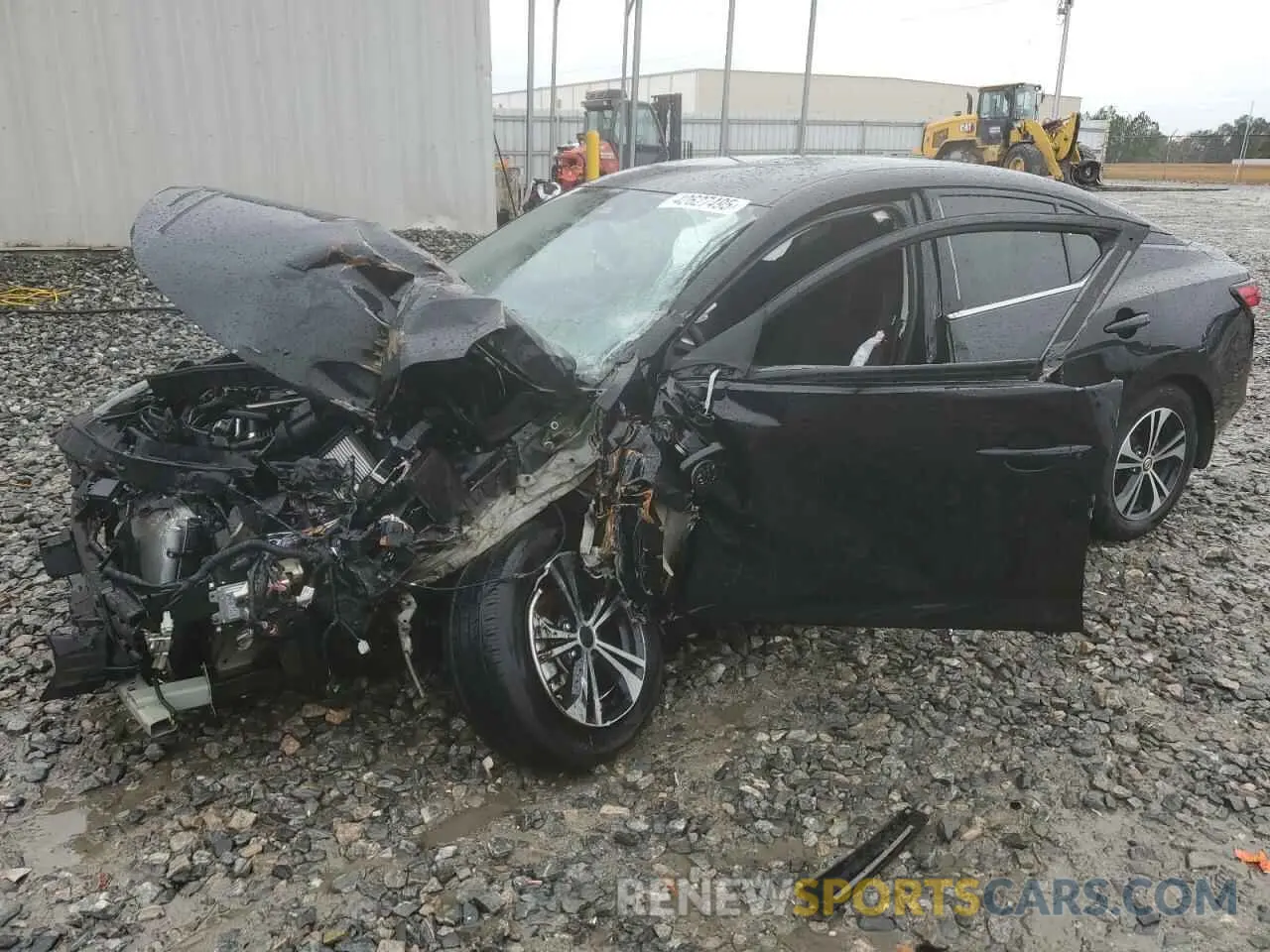 1 Photograph of a damaged car 3N1AB8CV4NY236851 NISSAN SENTRA 2022