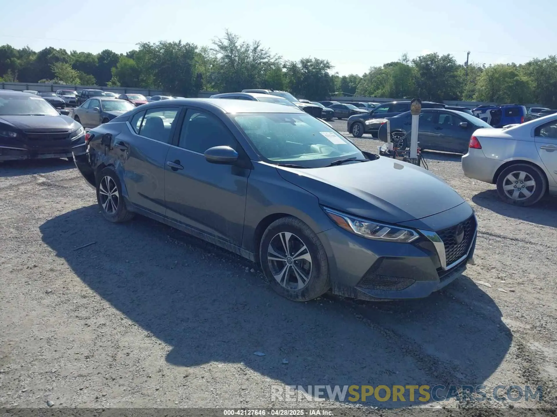1 Photograph of a damaged car 3N1AB8CV4NY263080 NISSAN SENTRA 2022