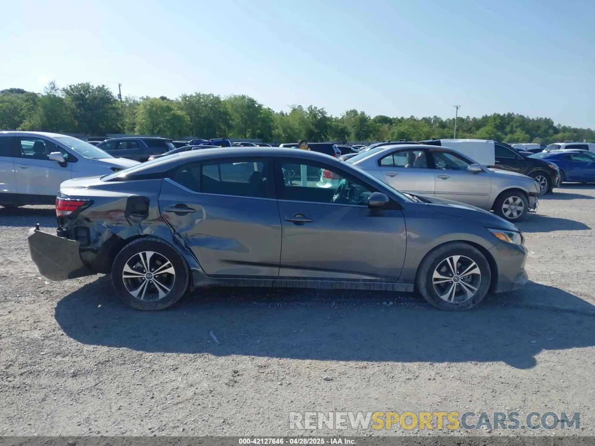 13 Photograph of a damaged car 3N1AB8CV4NY263080 NISSAN SENTRA 2022