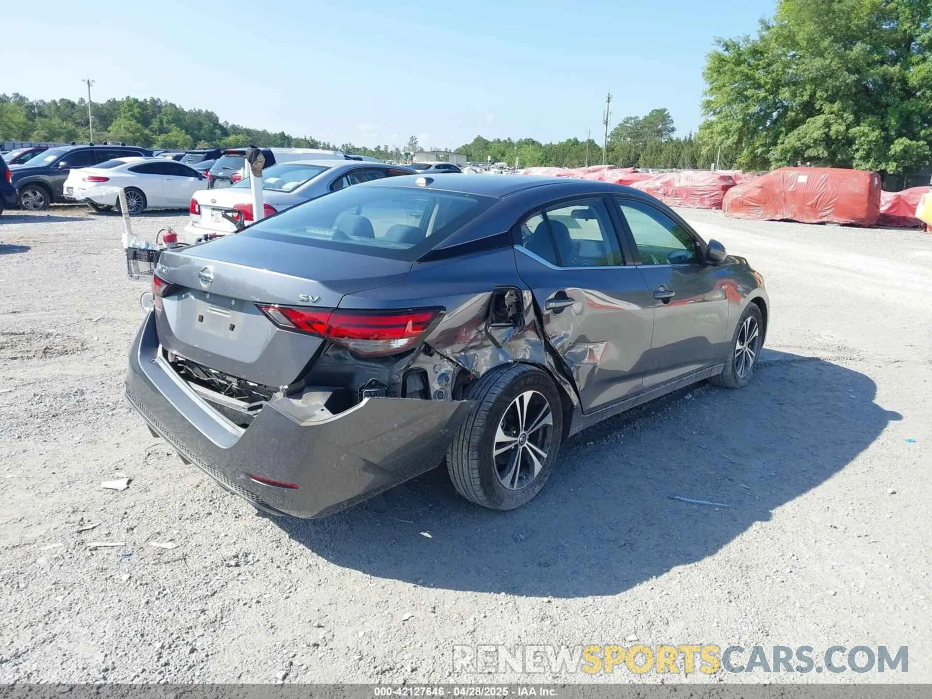 4 Photograph of a damaged car 3N1AB8CV4NY263080 NISSAN SENTRA 2022