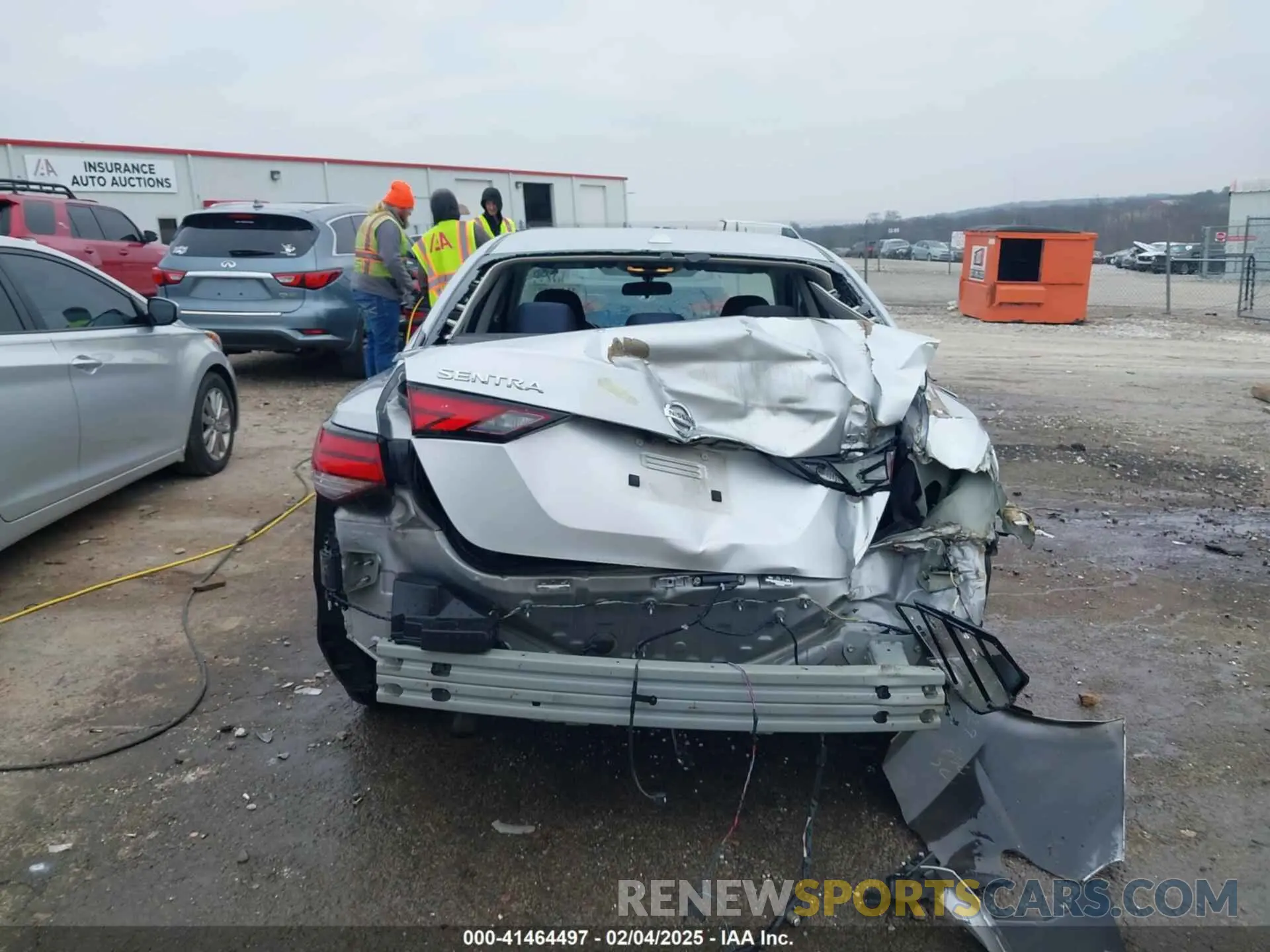 17 Photograph of a damaged car 3N1AB8CV4NY265427 NISSAN SENTRA 2022