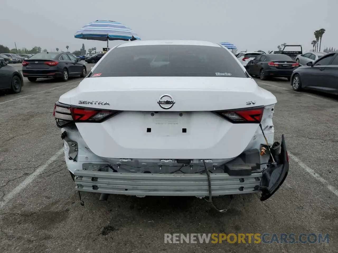 6 Photograph of a damaged car 3N1AB8CV4NY285726 NISSAN SENTRA 2022