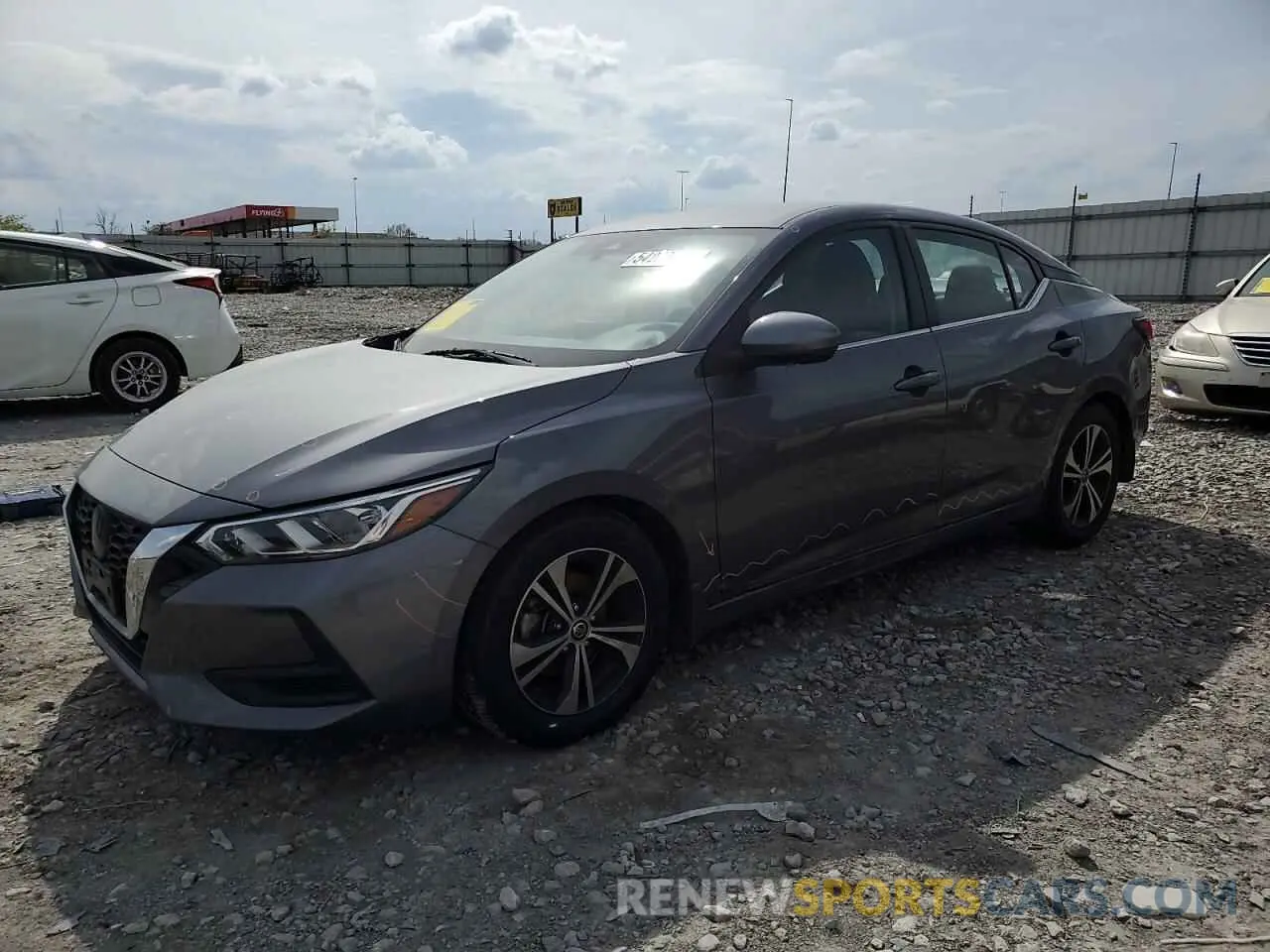 1 Photograph of a damaged car 3N1AB8CV5NY210095 NISSAN SENTRA 2022