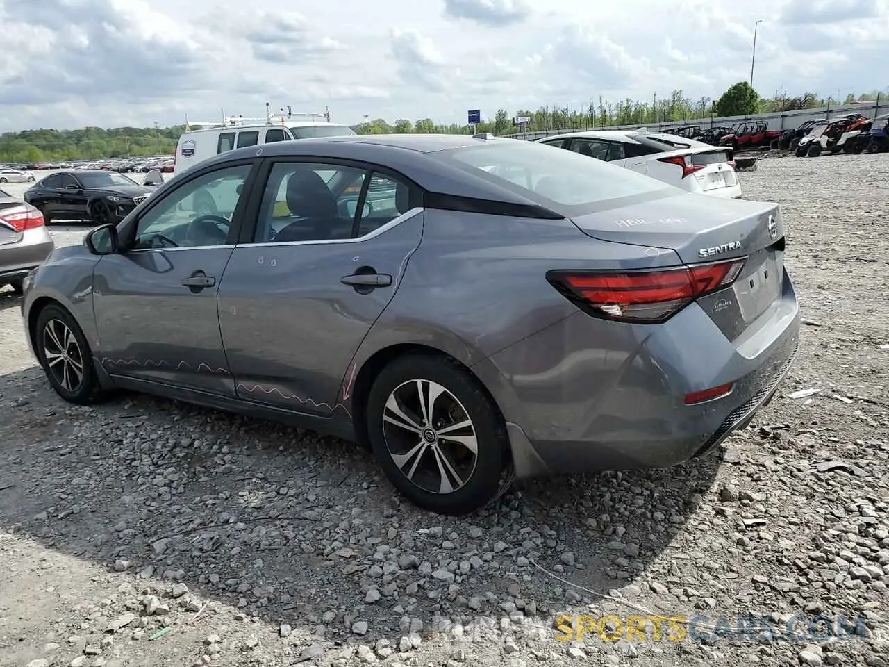 2 Photograph of a damaged car 3N1AB8CV5NY210095 NISSAN SENTRA 2022