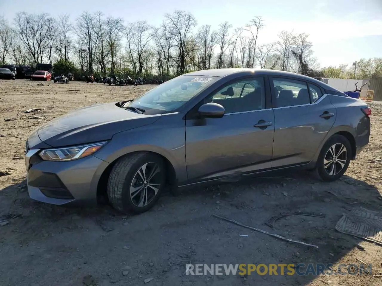 1 Photograph of a damaged car 3N1AB8CV5NY233389 NISSAN SENTRA 2022