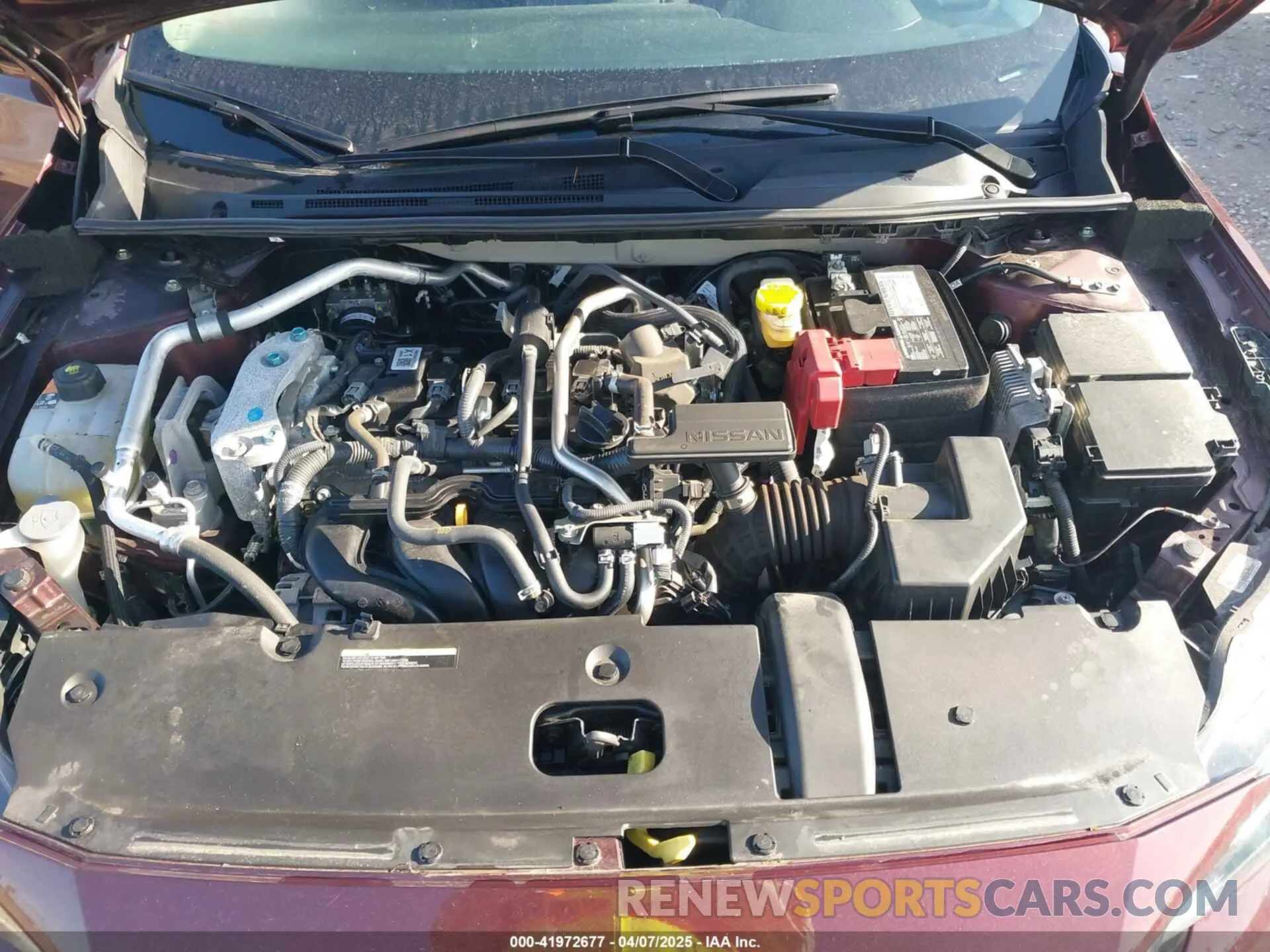 10 Photograph of a damaged car 3N1AB8CV5NY264707 NISSAN SENTRA 2022