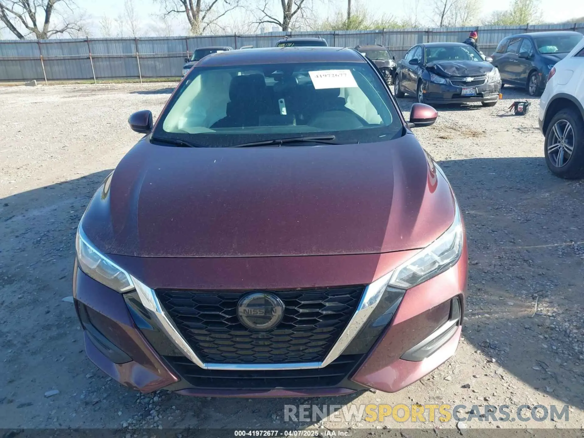 12 Photograph of a damaged car 3N1AB8CV5NY264707 NISSAN SENTRA 2022