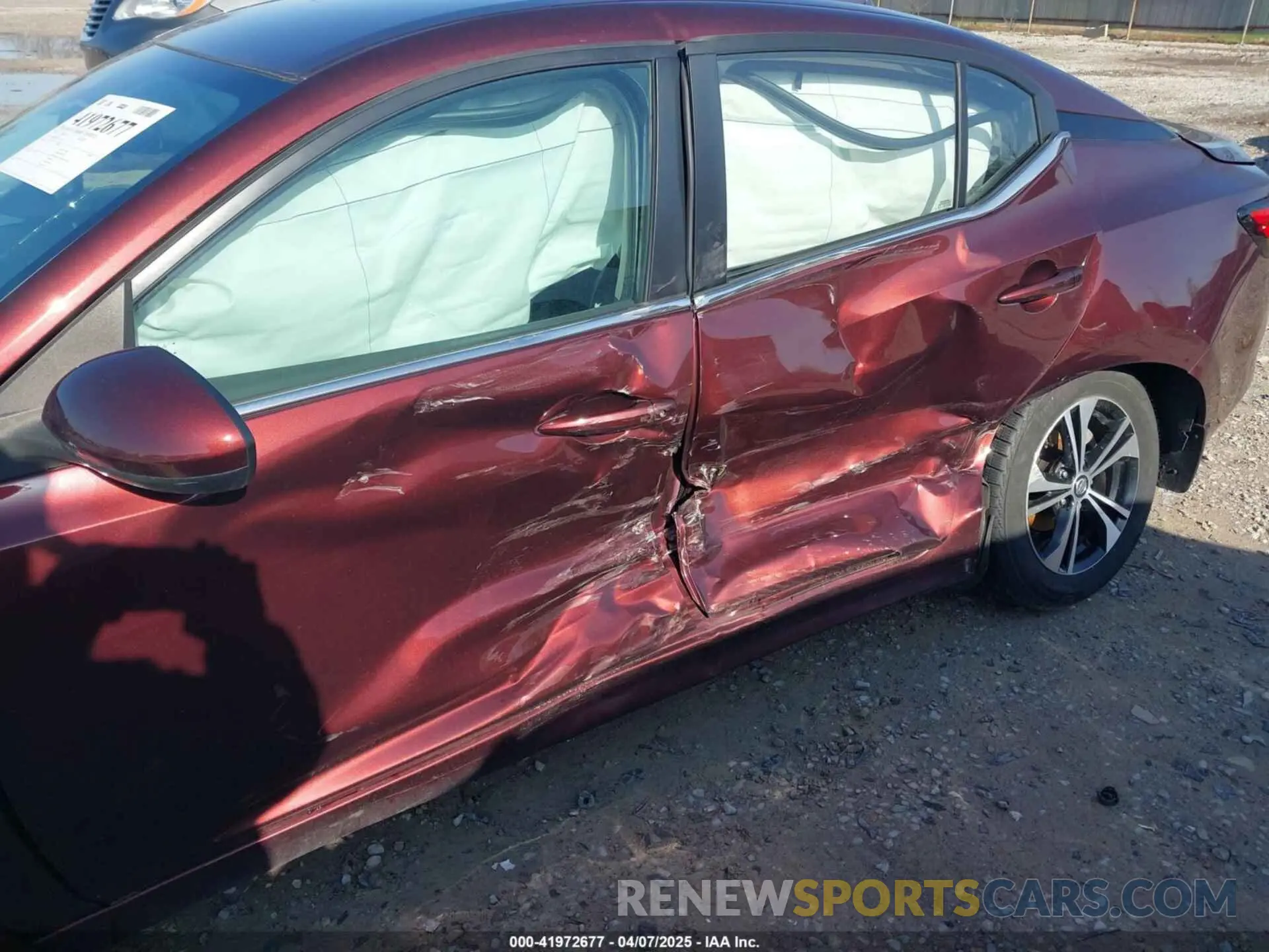 6 Photograph of a damaged car 3N1AB8CV5NY264707 NISSAN SENTRA 2022