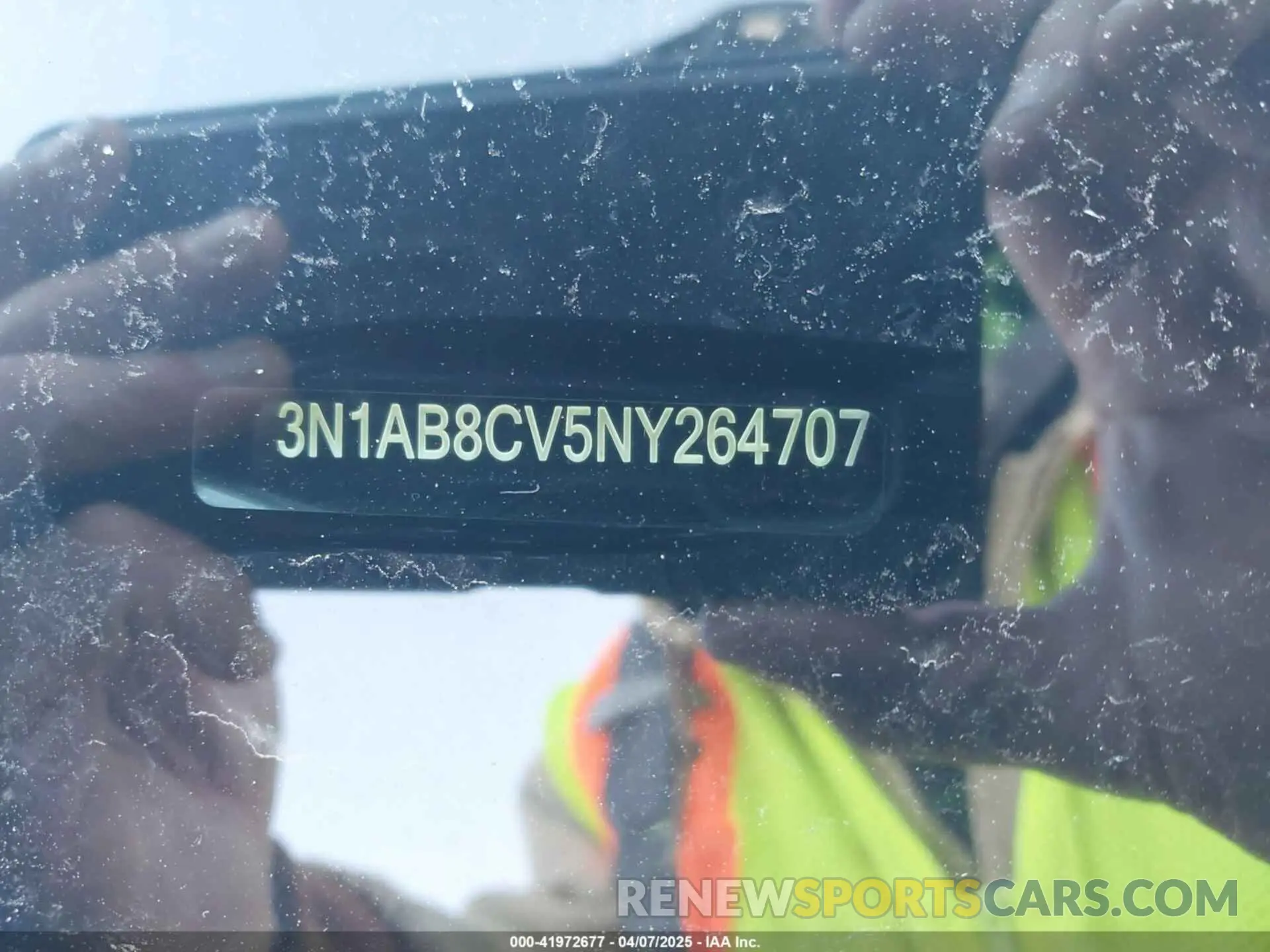 9 Photograph of a damaged car 3N1AB8CV5NY264707 NISSAN SENTRA 2022