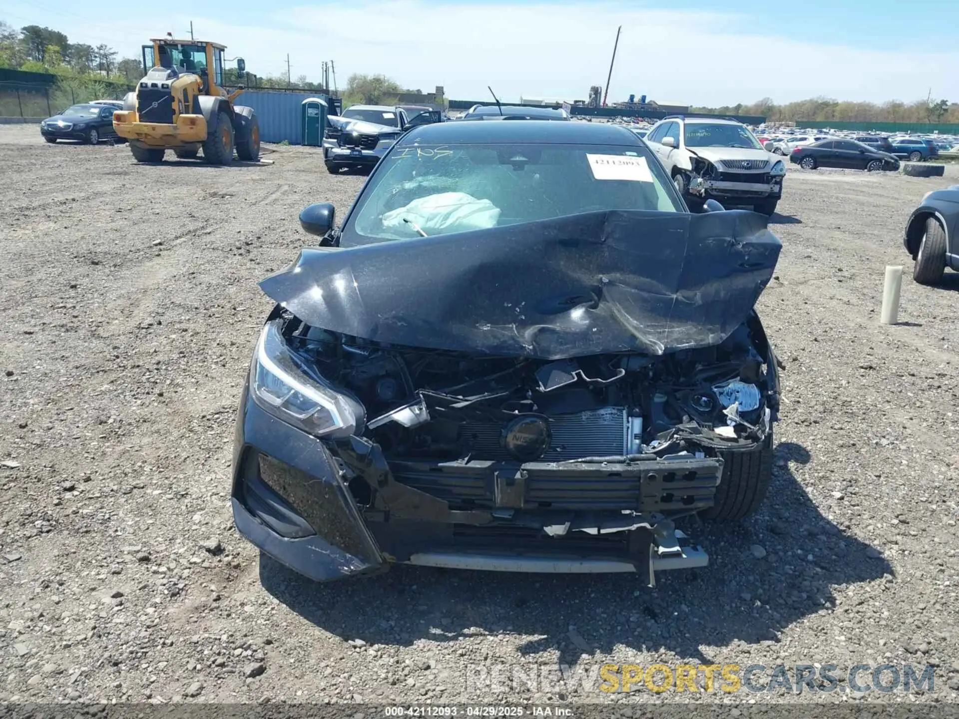 12 Photograph of a damaged car 3N1AB8CV5NY287226 NISSAN SENTRA 2022