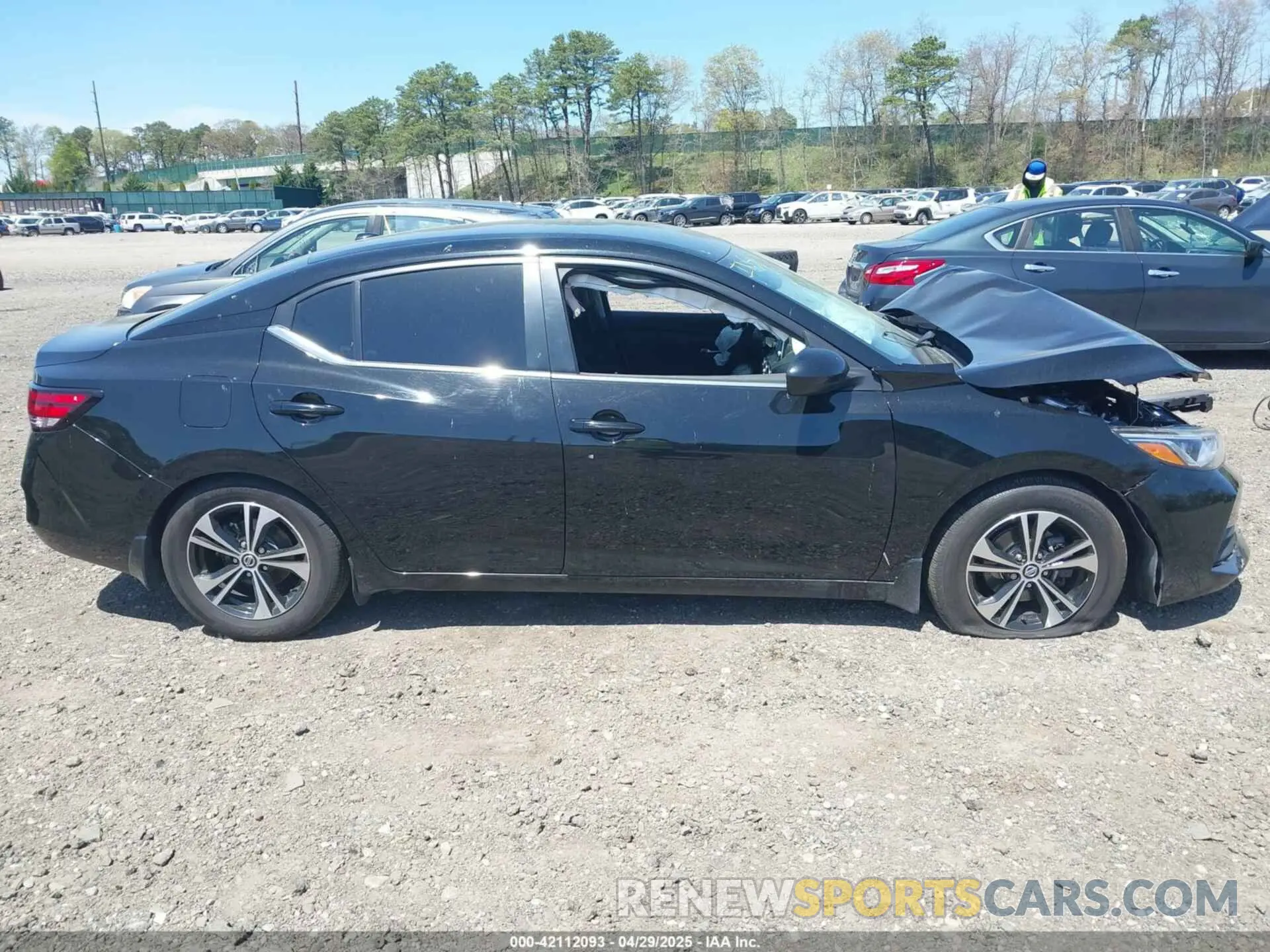 13 Photograph of a damaged car 3N1AB8CV5NY287226 NISSAN SENTRA 2022