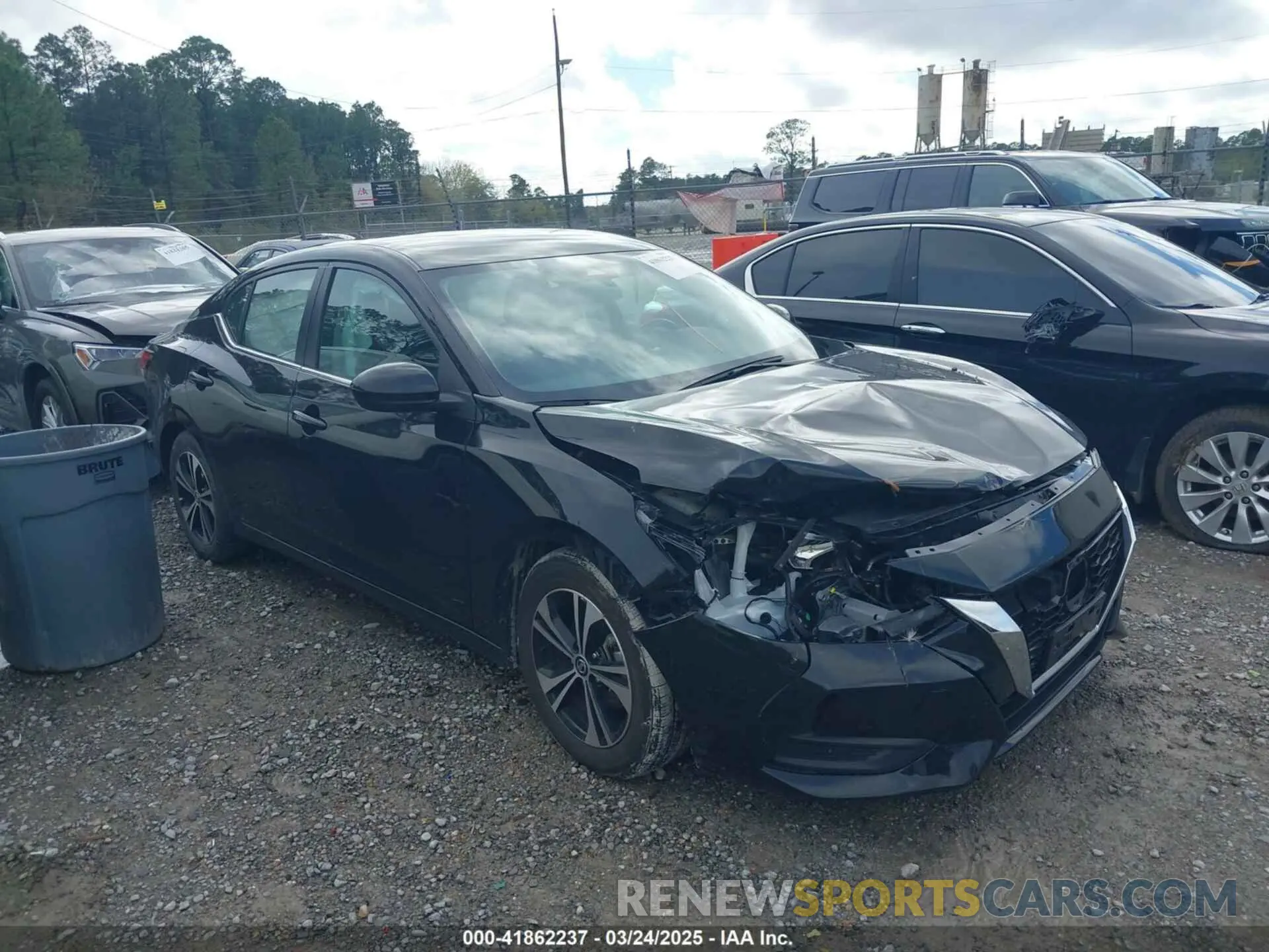 1 Photograph of a damaged car 3N1AB8CV5NY291339 NISSAN SENTRA 2022