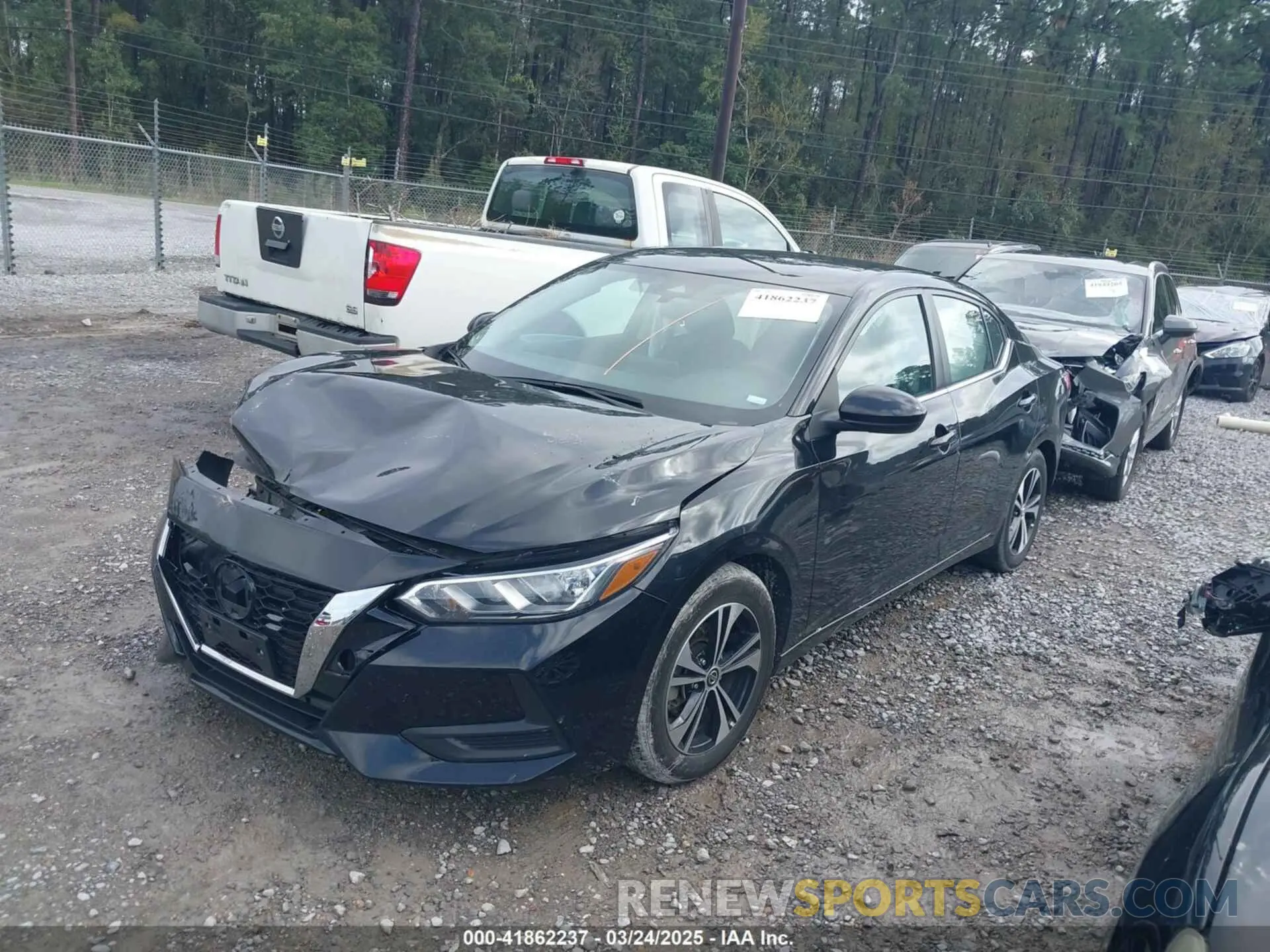 2 Photograph of a damaged car 3N1AB8CV5NY291339 NISSAN SENTRA 2022
