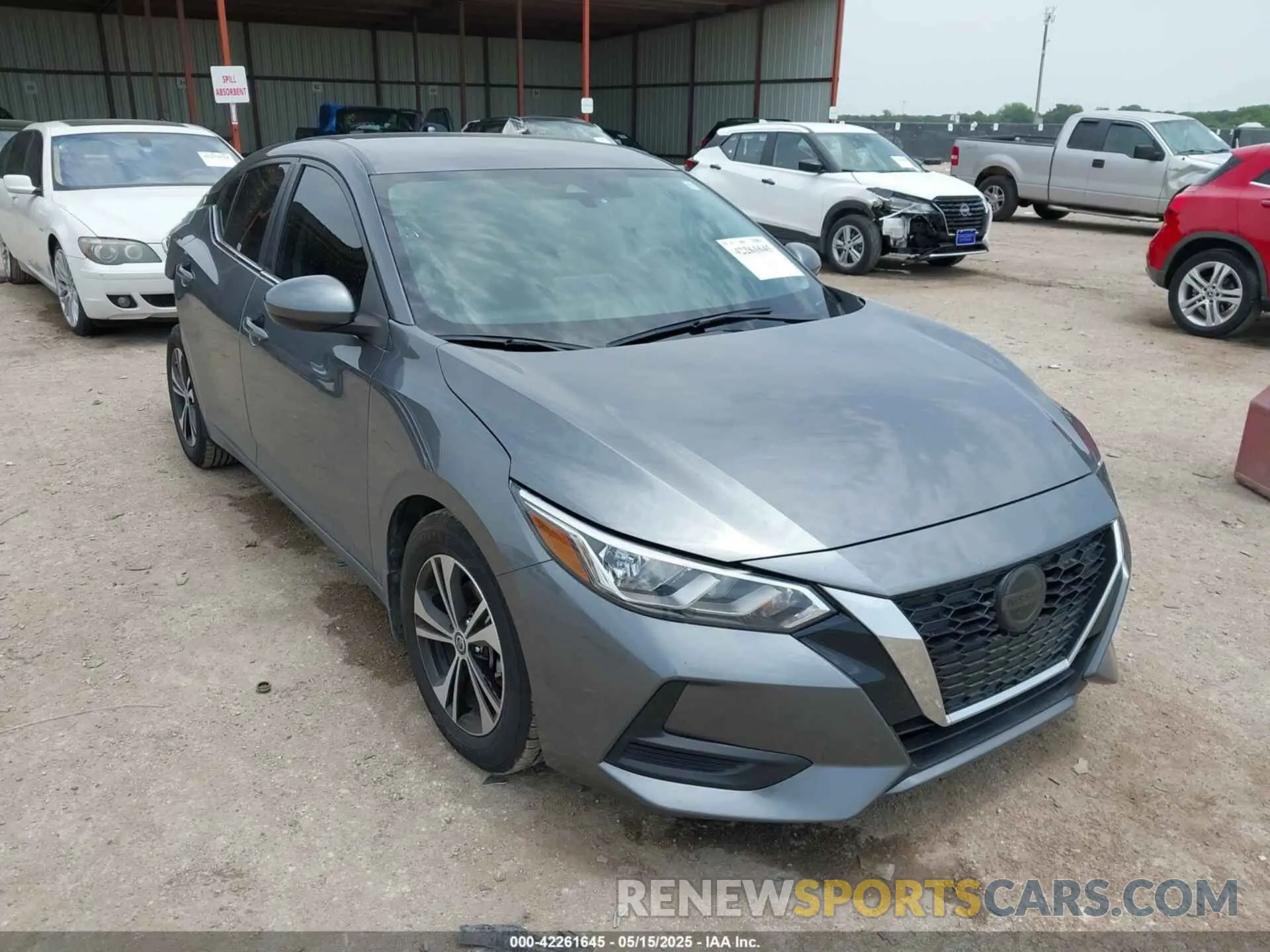 1 Photograph of a damaged car 3N1AB8CV5NY301903 NISSAN SENTRA 2022
