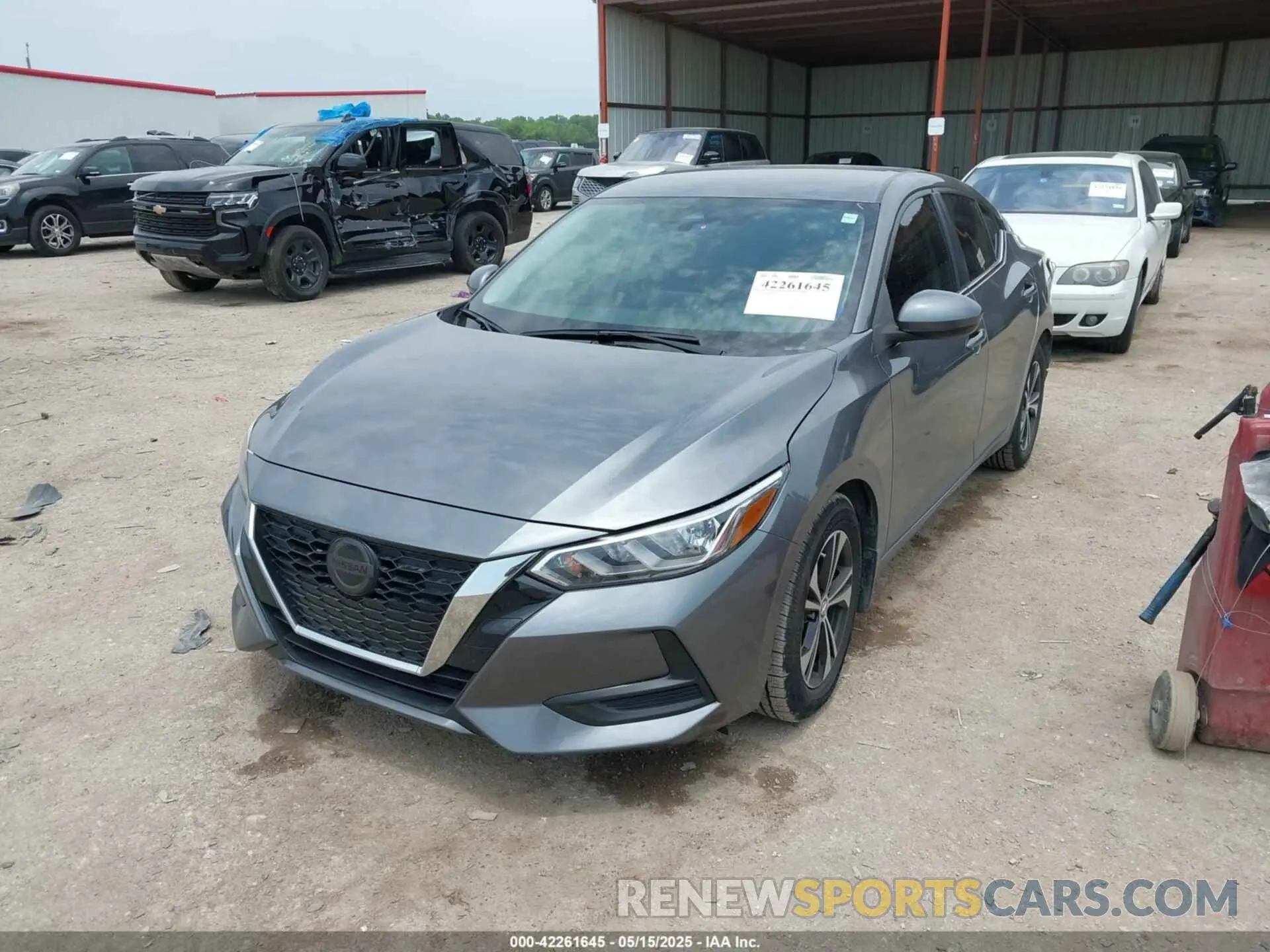 2 Photograph of a damaged car 3N1AB8CV5NY301903 NISSAN SENTRA 2022
