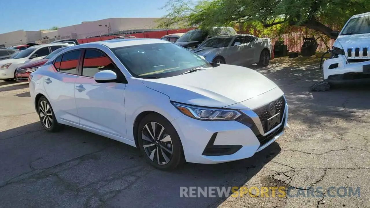1 Photograph of a damaged car 3N1AB8CV5NY311539 NISSAN SENTRA 2022