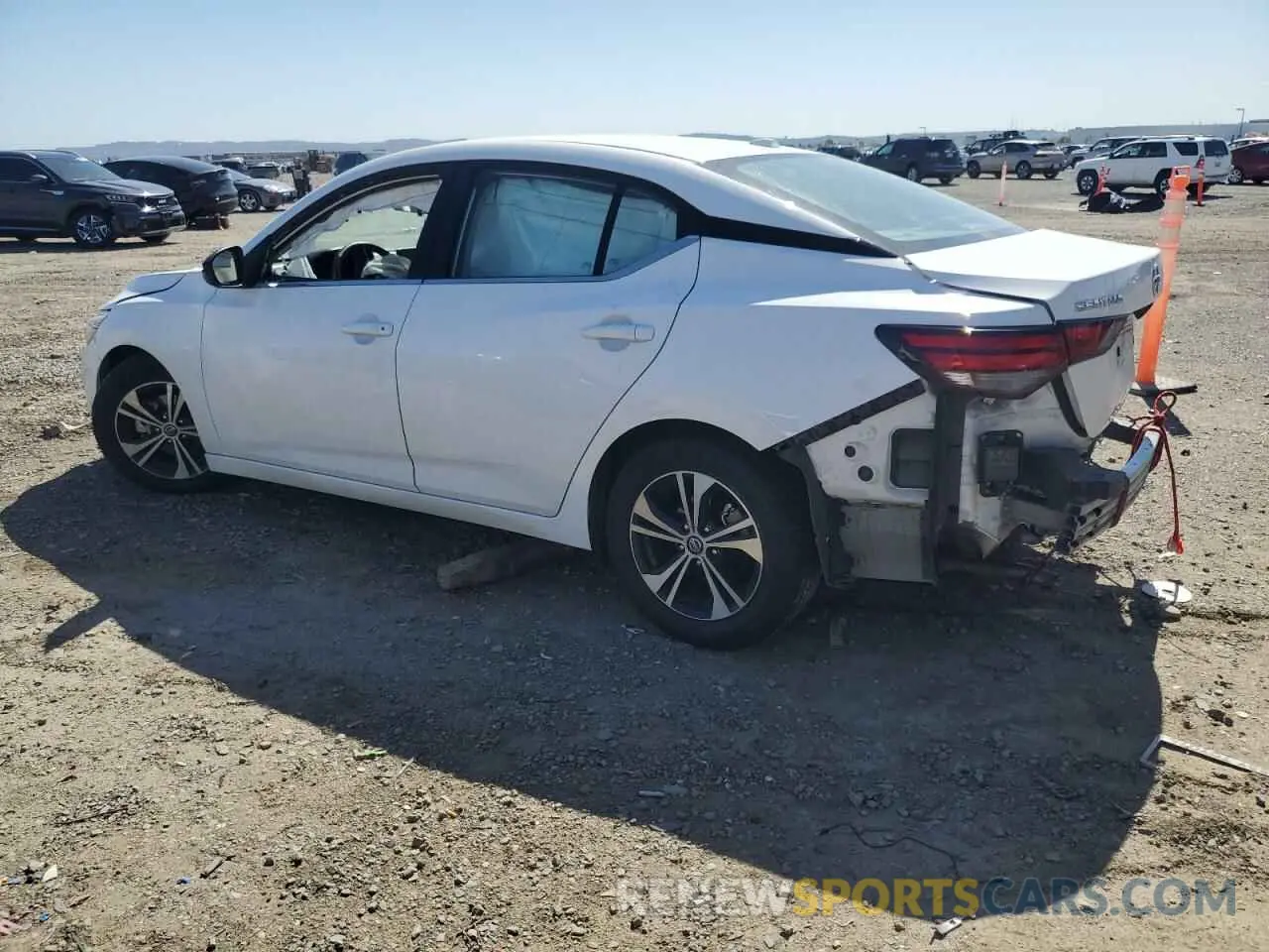 2 Photograph of a damaged car 3N1AB8CV5NY312108 NISSAN SENTRA 2022