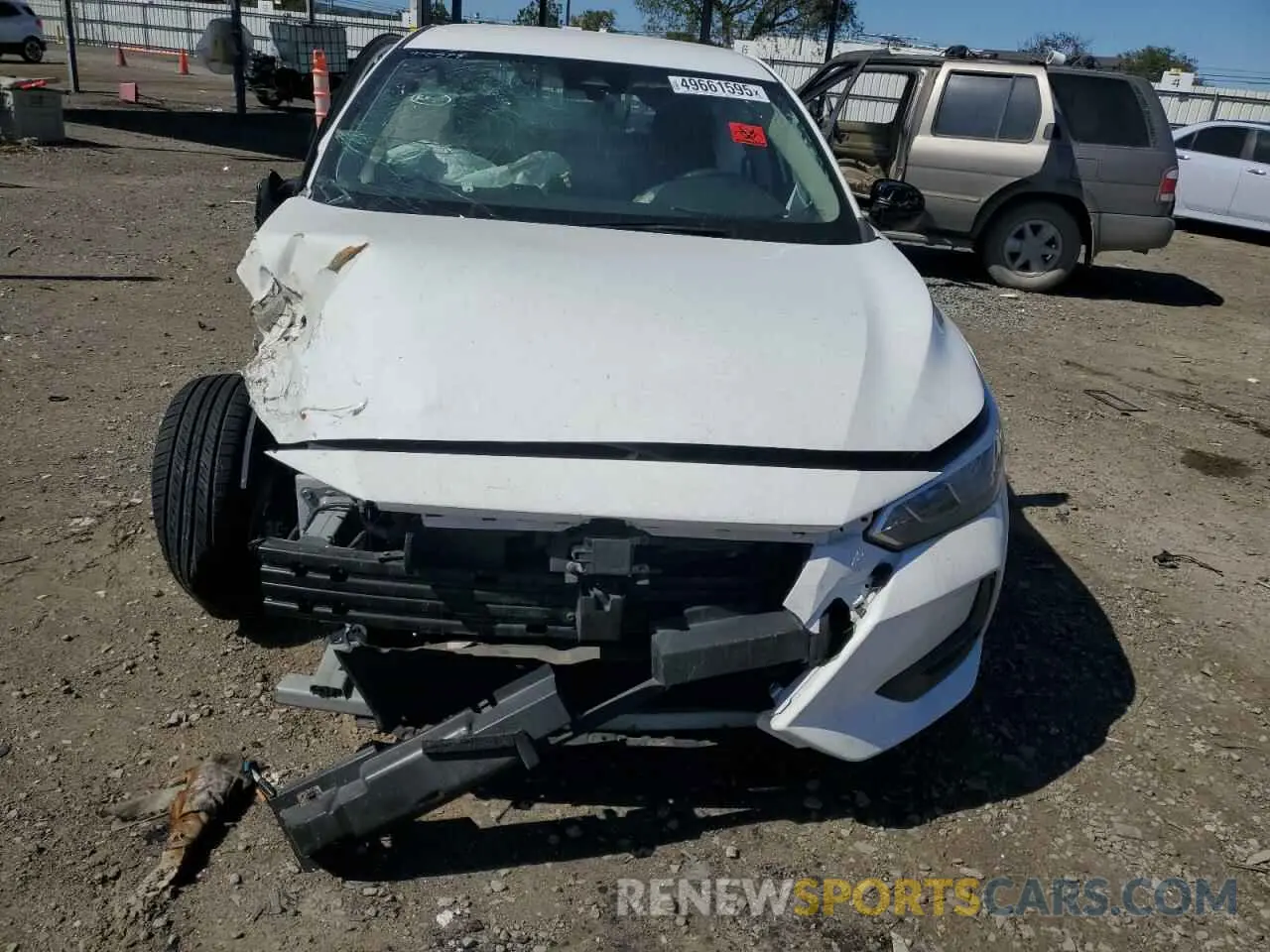 5 Photograph of a damaged car 3N1AB8CV5NY312108 NISSAN SENTRA 2022