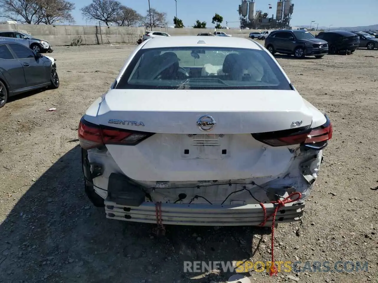 6 Photograph of a damaged car 3N1AB8CV5NY312108 NISSAN SENTRA 2022