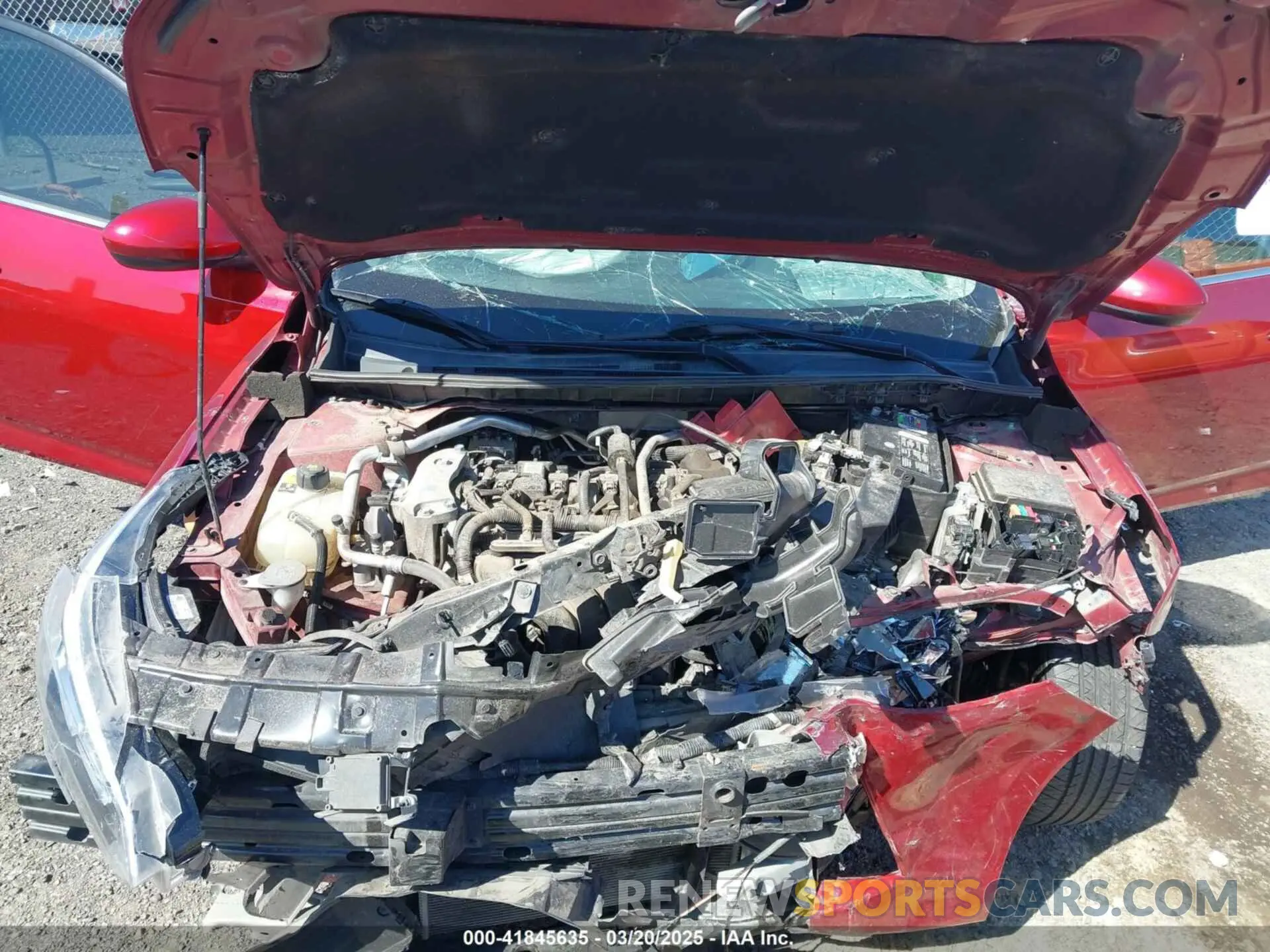 10 Photograph of a damaged car 3N1AB8CV6NY218416 NISSAN SENTRA 2022
