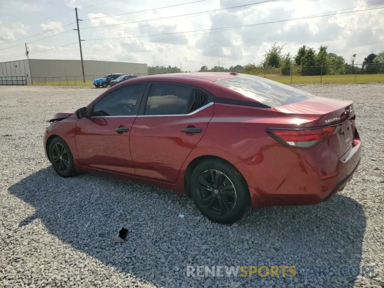 2 Photograph of a damaged car 3N1AB8CV6NY228248 NISSAN SENTRA 2022