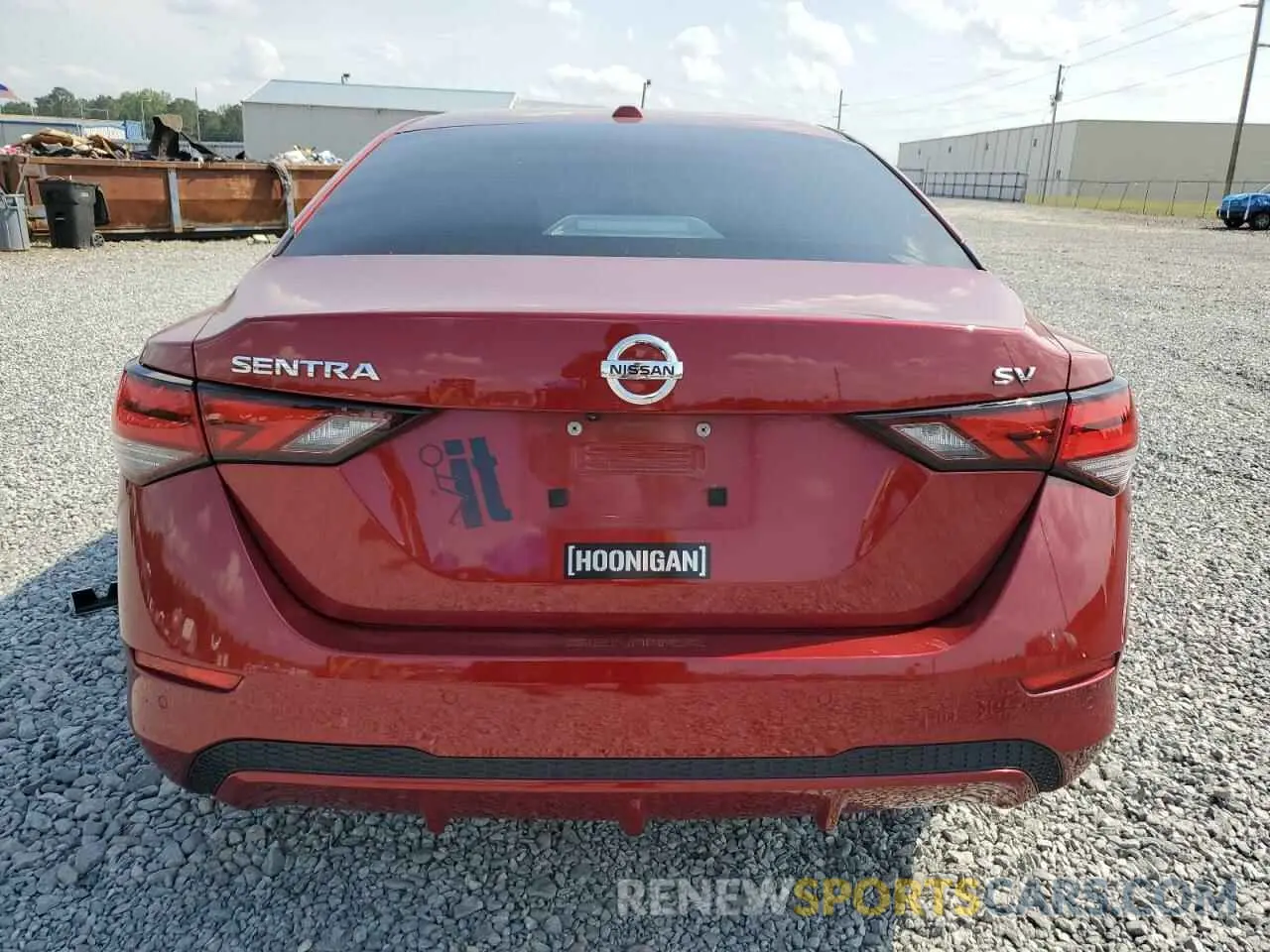 6 Photograph of a damaged car 3N1AB8CV6NY228248 NISSAN SENTRA 2022